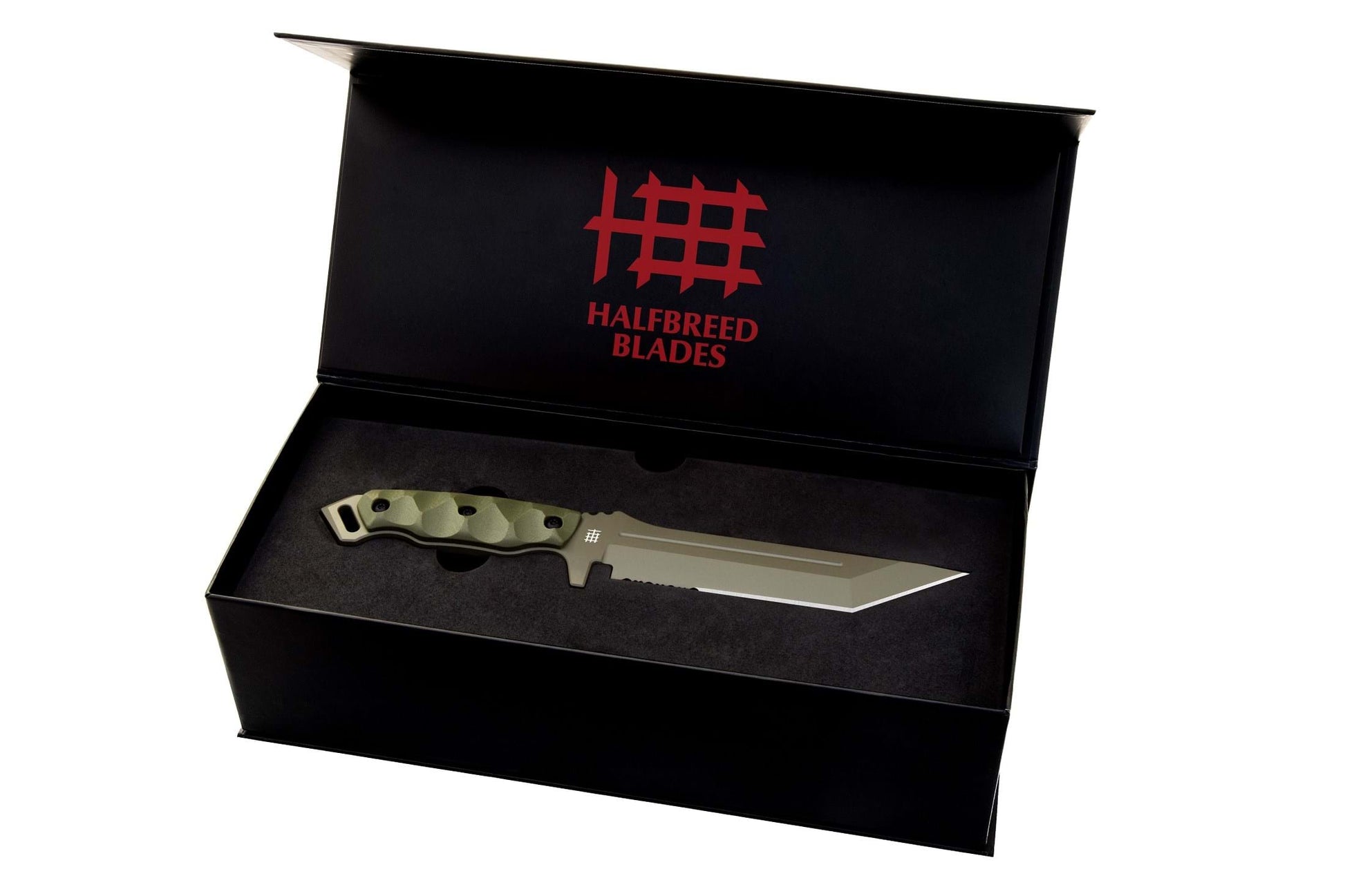 Halfbreed Blades  MIK-05PS Medium Infantry Knife - K340 Ranger Green OD 2