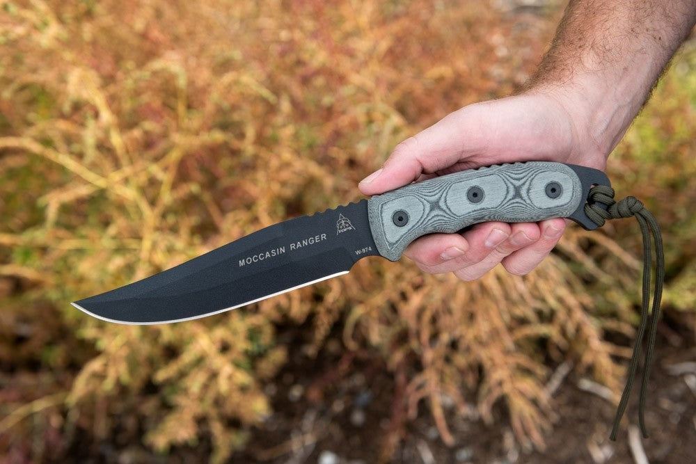 TOPS Moccasin Ranger micarta, 1095 7
