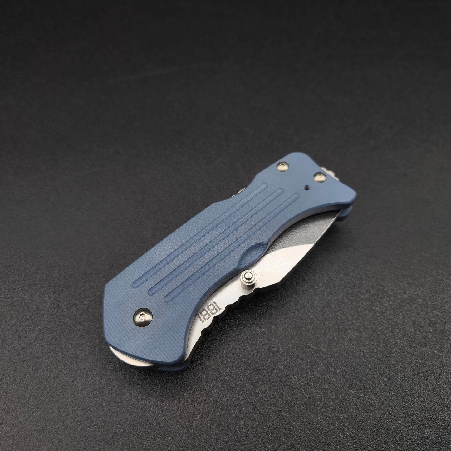 Medford 1881 Lombard Drop Point Denim Blue