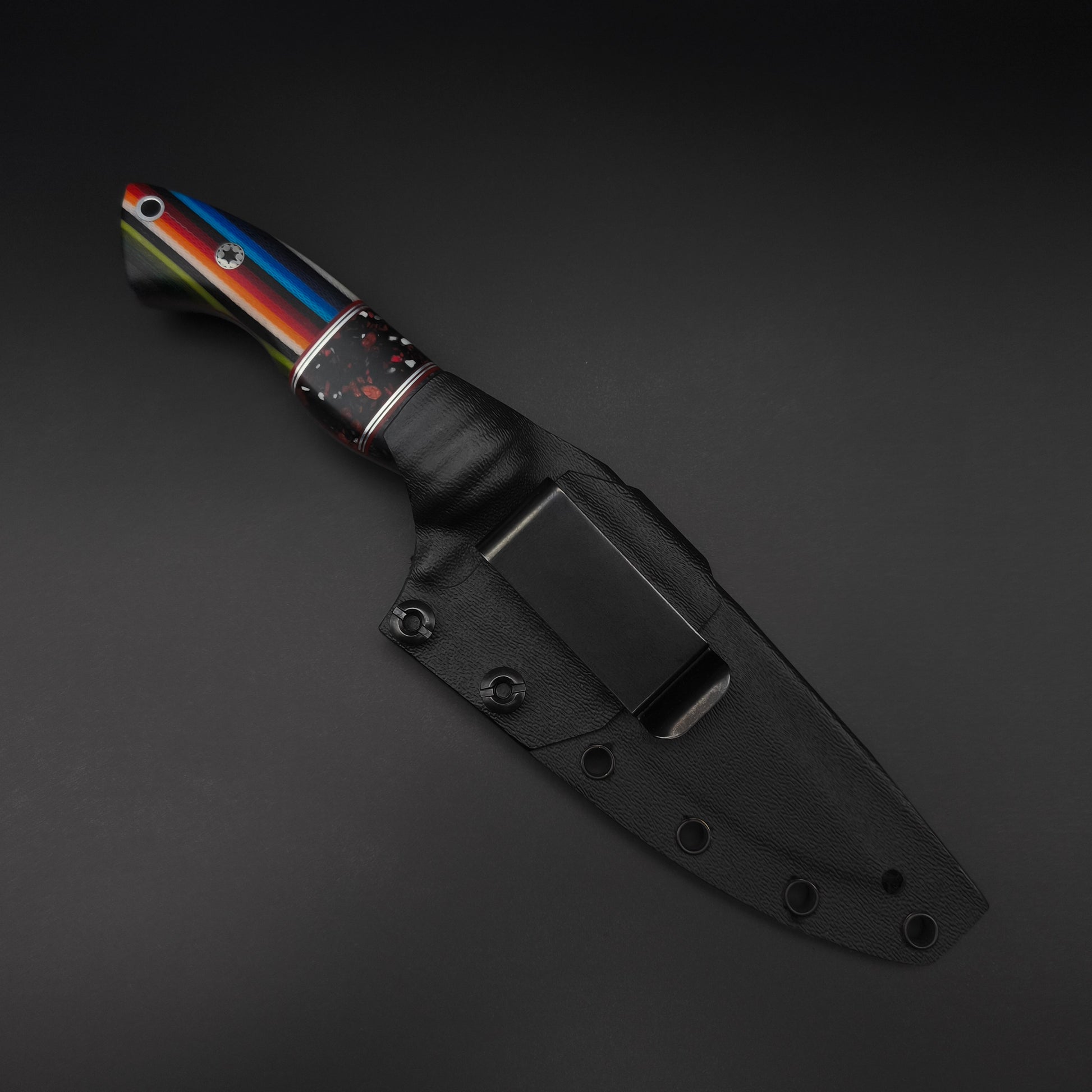 Half Face Blades Widow Maker Dyed Redwood, Fordite Chunk, Mexican Blanket G-Carta 4