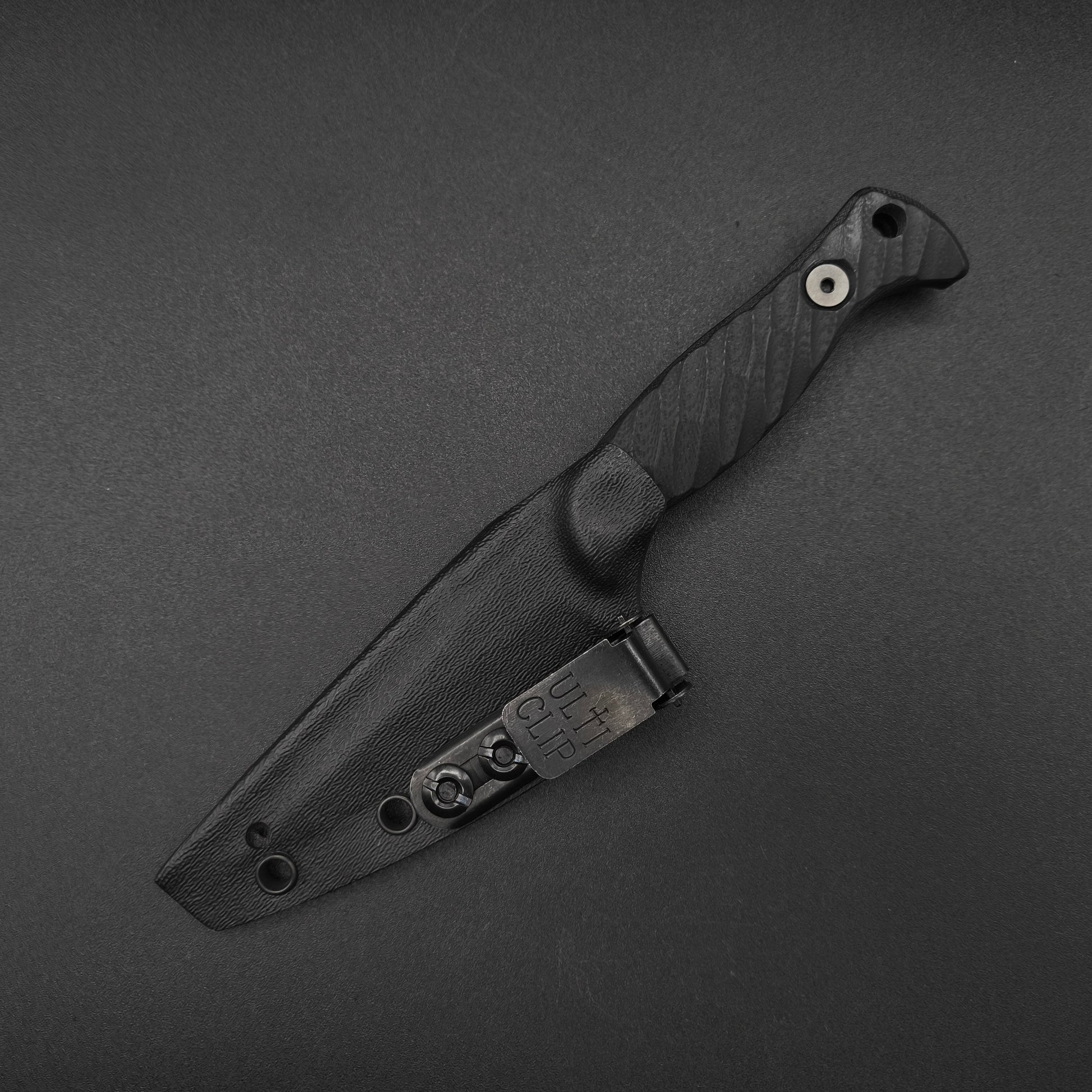 Half Face Blades Gulo Gulo, Black G10, Armor Black cerakote 4