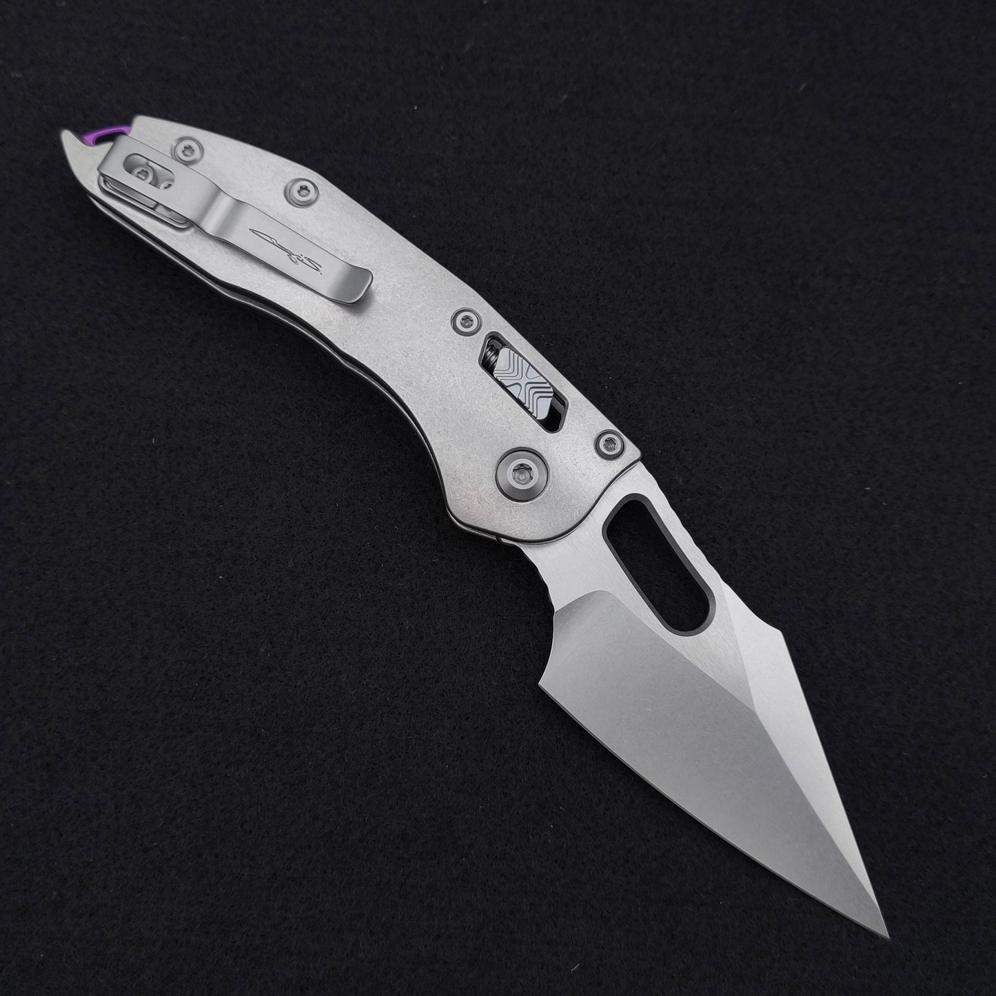Microtech Stitch Ram Lok Stonewash Marfione Select Purple