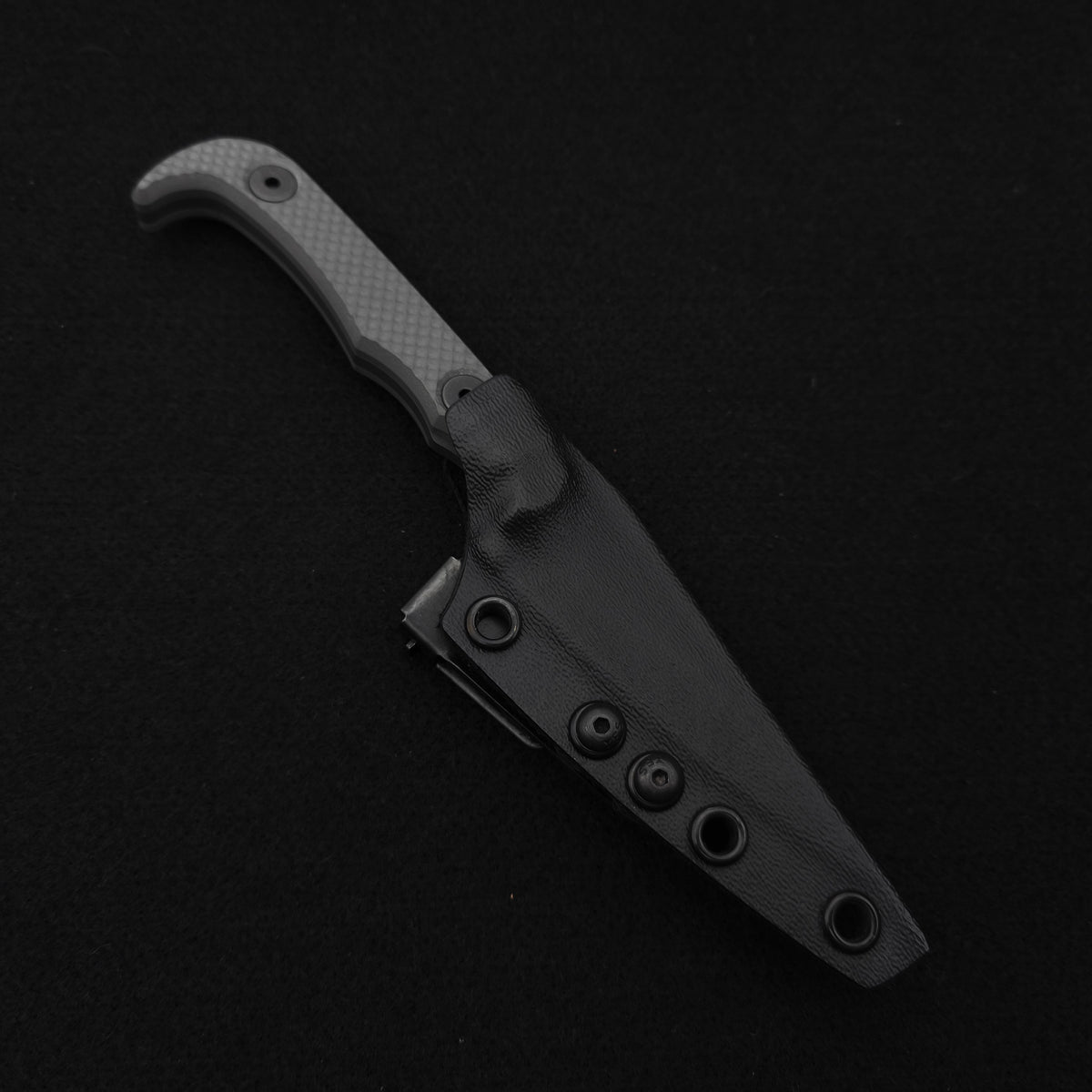 Half Face Blades Slenderman, Grey G10, Grey Cerakote