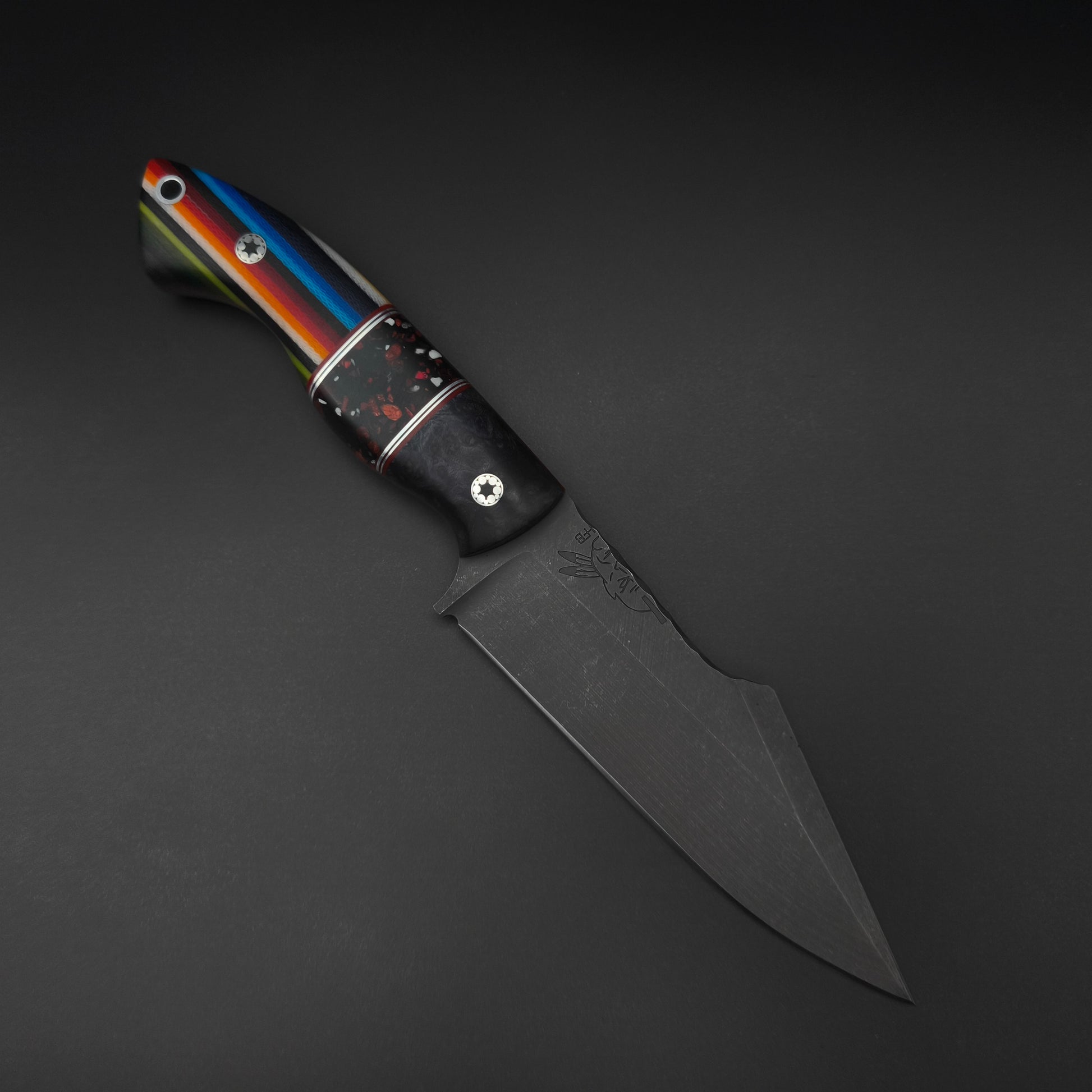 Half Face Blades Widow Maker Dyed Redwood, Fordite Chunk, Mexican Blanket G-Carta 1