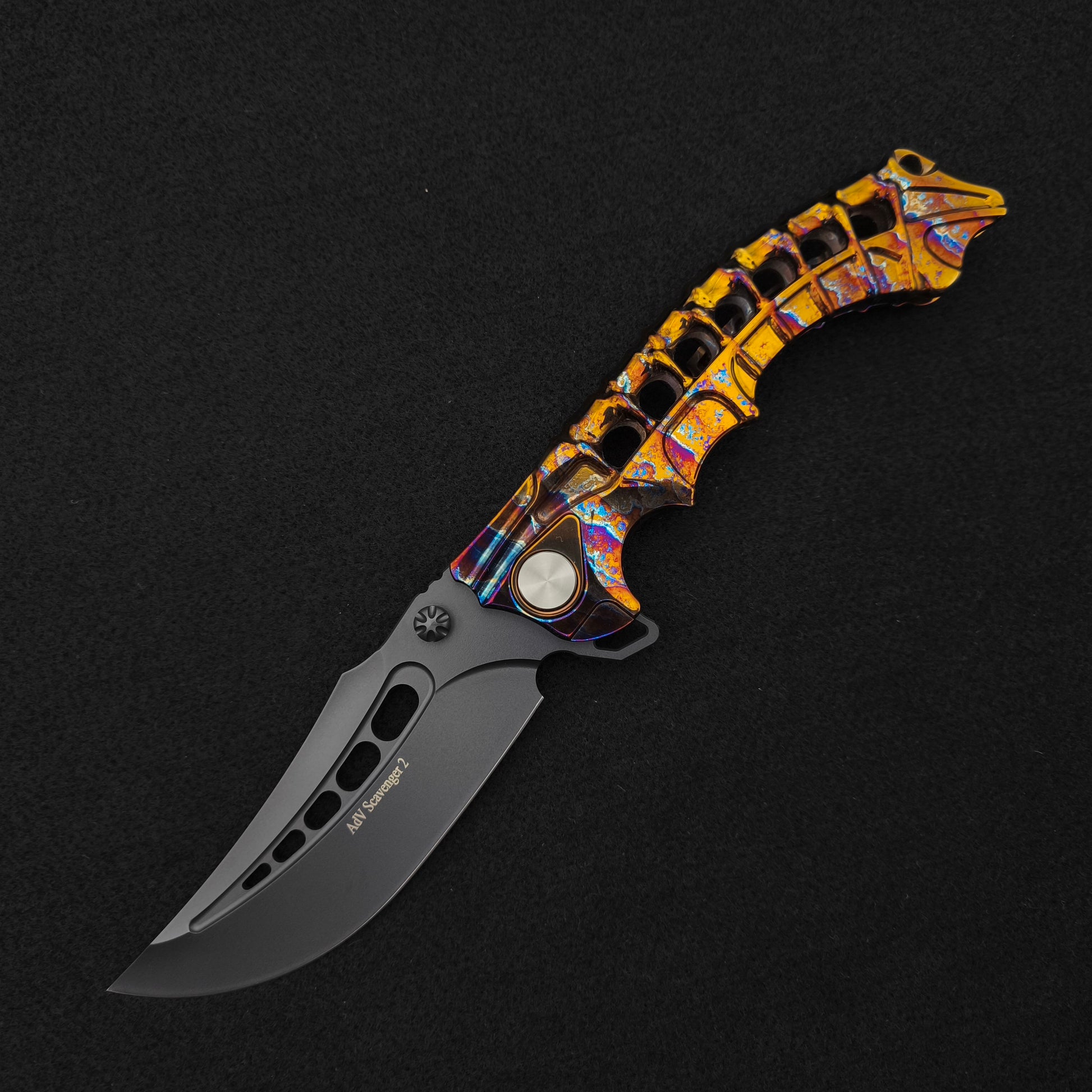 ADV Scavenger Gen 2, Integral Titanium Handle, Kal-Gard and Acid Rain, M390 1
