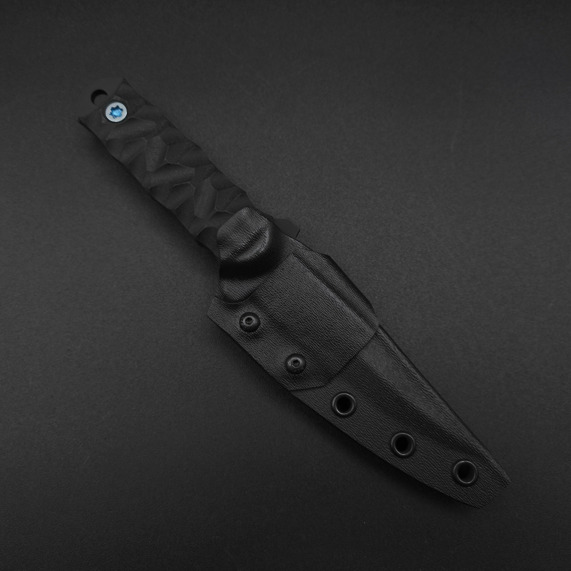 Half Face Blades Combat Filet Black G10, Armor Black 3