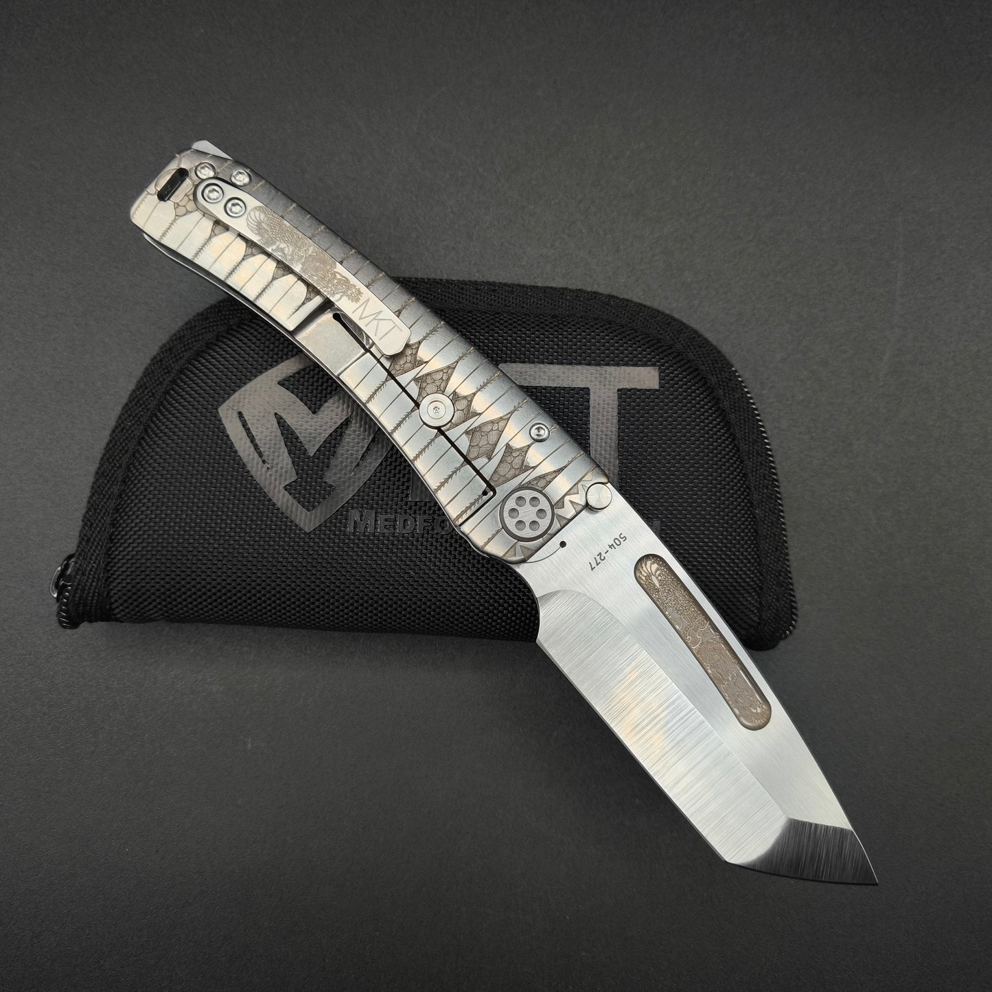 Medford Marauder H Tanto, Samurai Series, Radius "Tsumami-Maki" Wrap 2