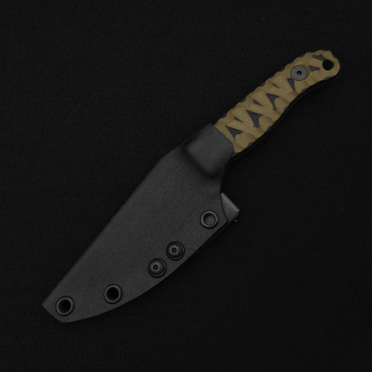 Half Face Blades Feather Light OD Green and Black G10