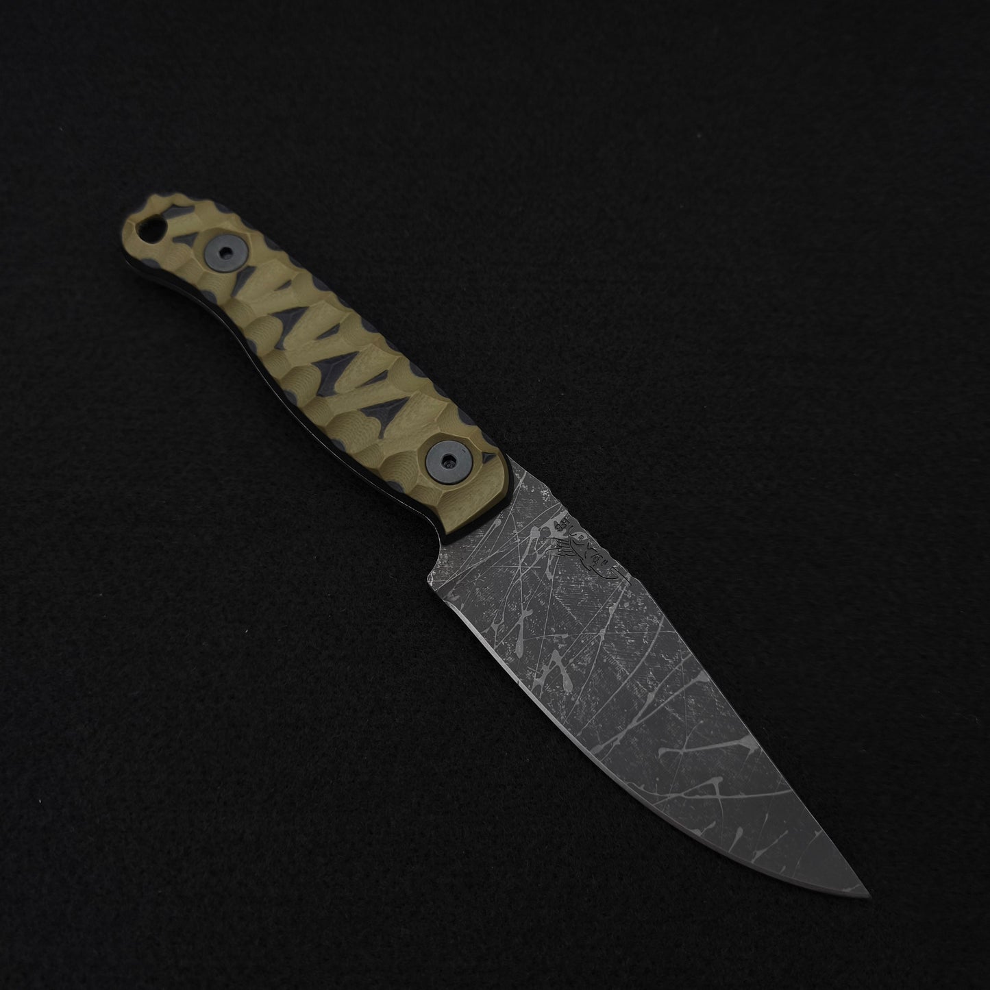 Half Face Blades Feather Light OD Green and Black G10