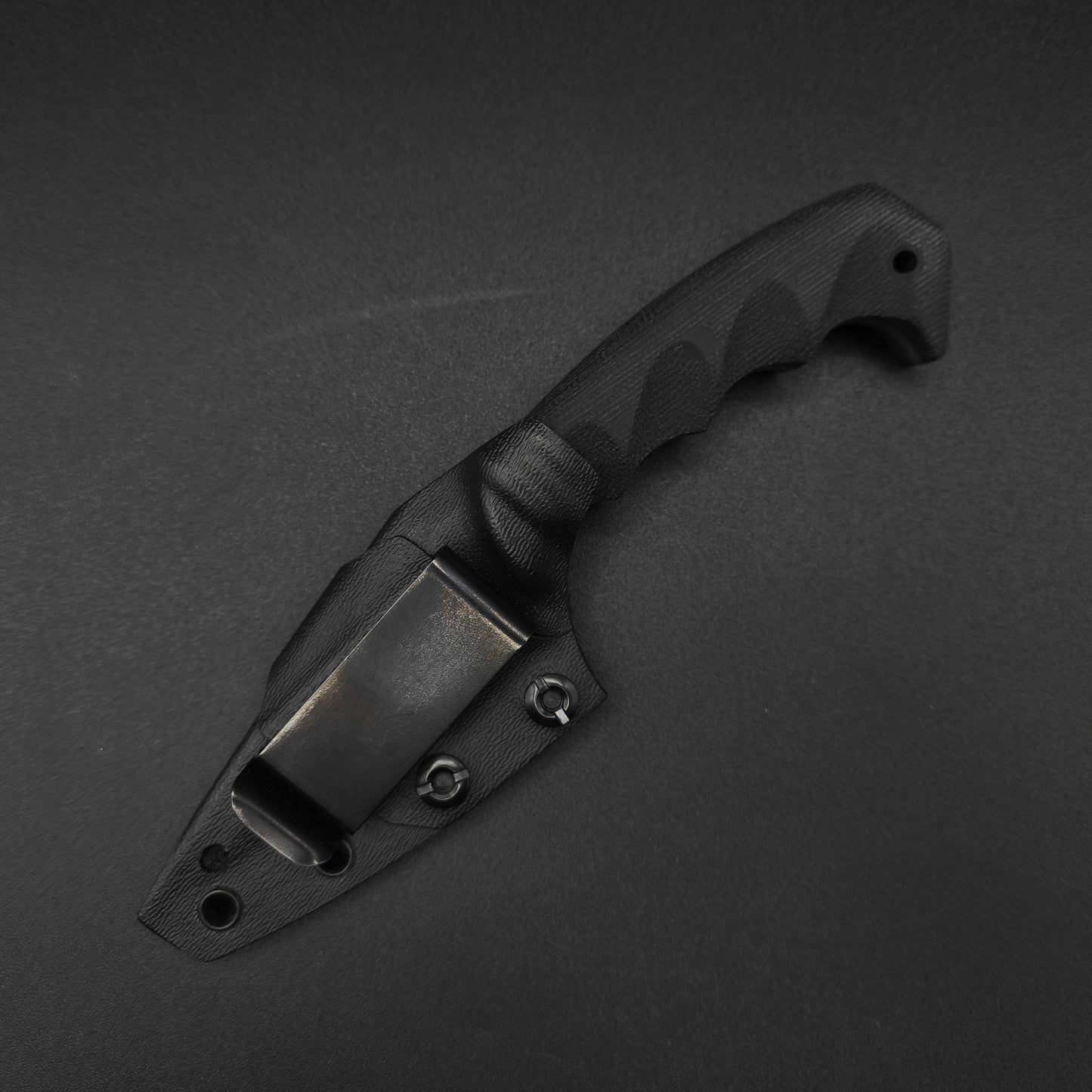 Half Face Blades HUMINT 3" Black Canvas Micarta 4