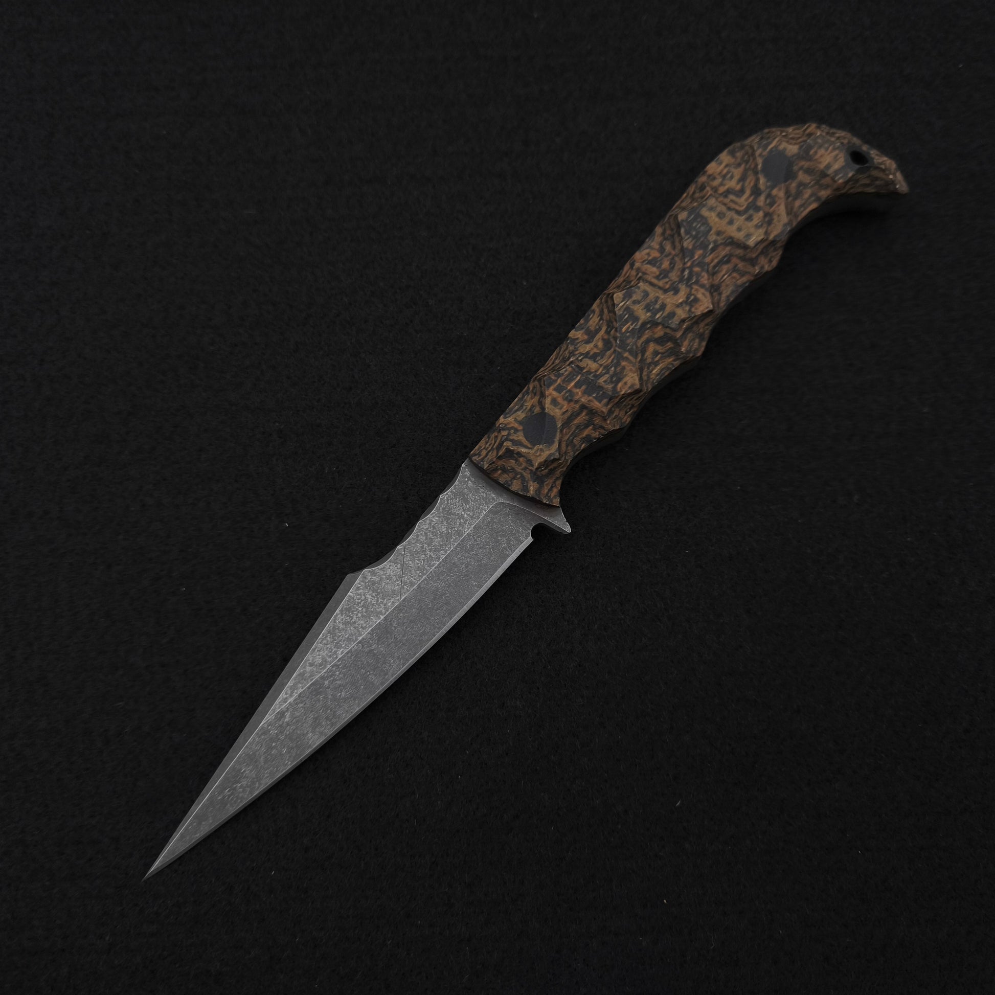 Half Face Blades Senator Mossy Oak Burlap Micarta 2