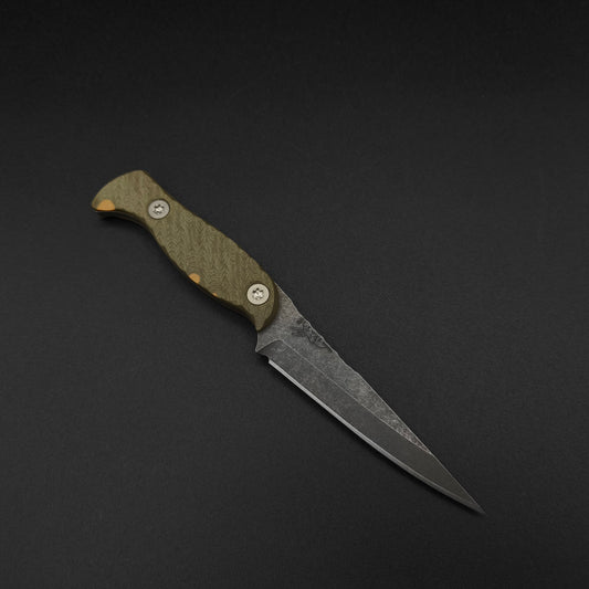 Half Face Blades Congressman OD Green and Coyote G10, stonewashed