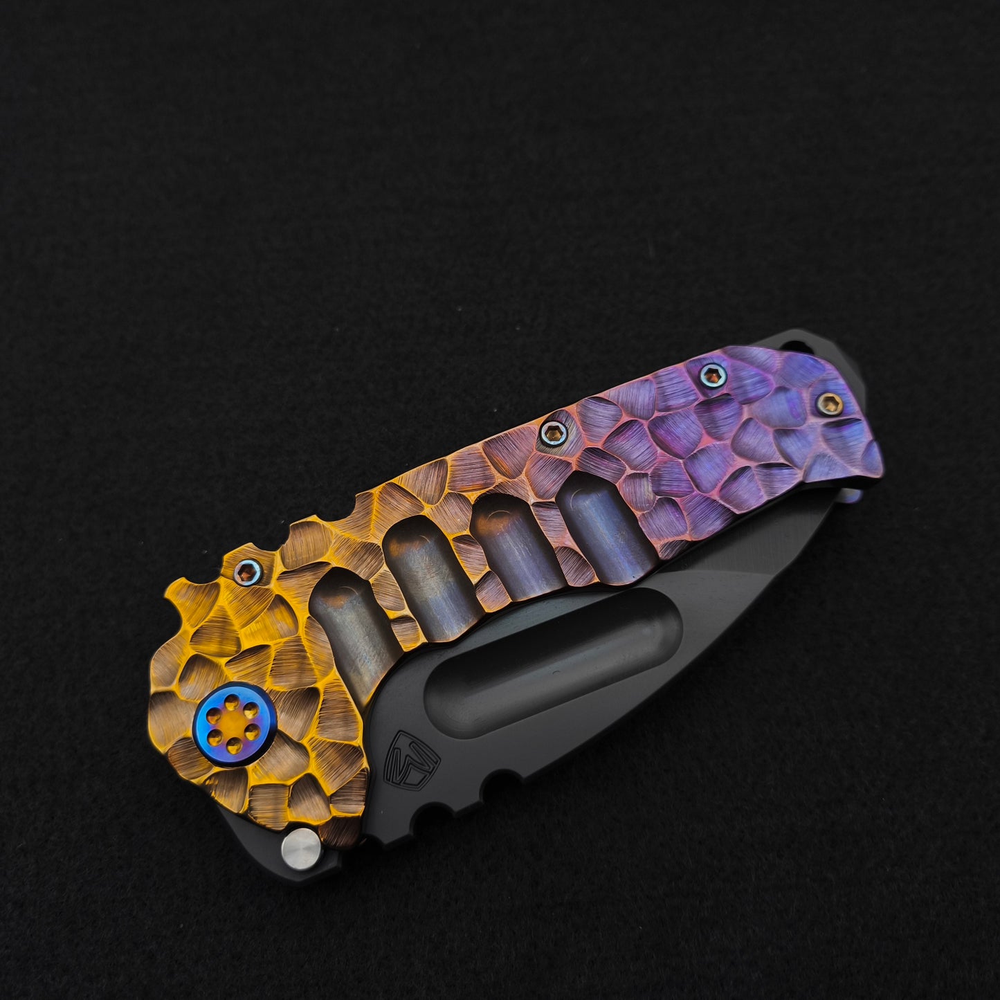 Medford Praetorian Ti DLC DP, Bronze Violet Fade Large Peaks and Valleys 4