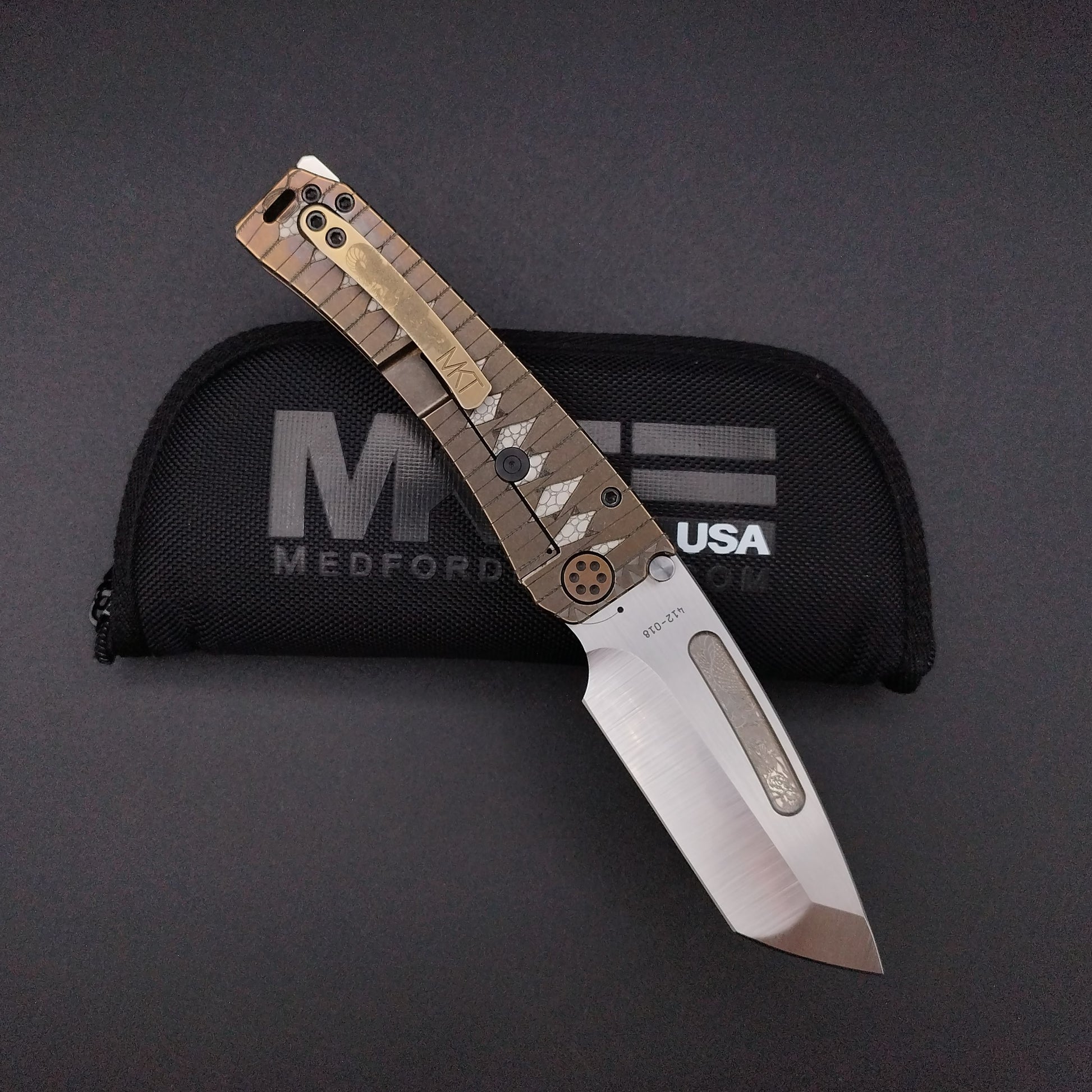 Medford Marauder H Tanto, Samurai Series, "Tsumami-Maki" Wrap, Limited Edition 2
