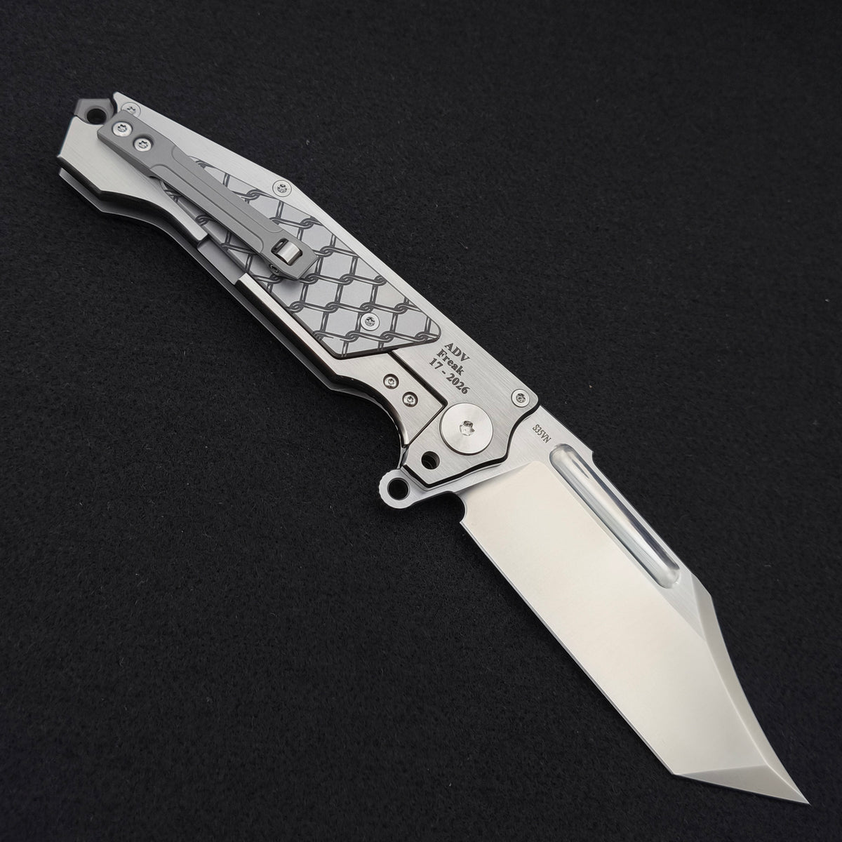 ADV Freak, Satin Titanium Border finish 2