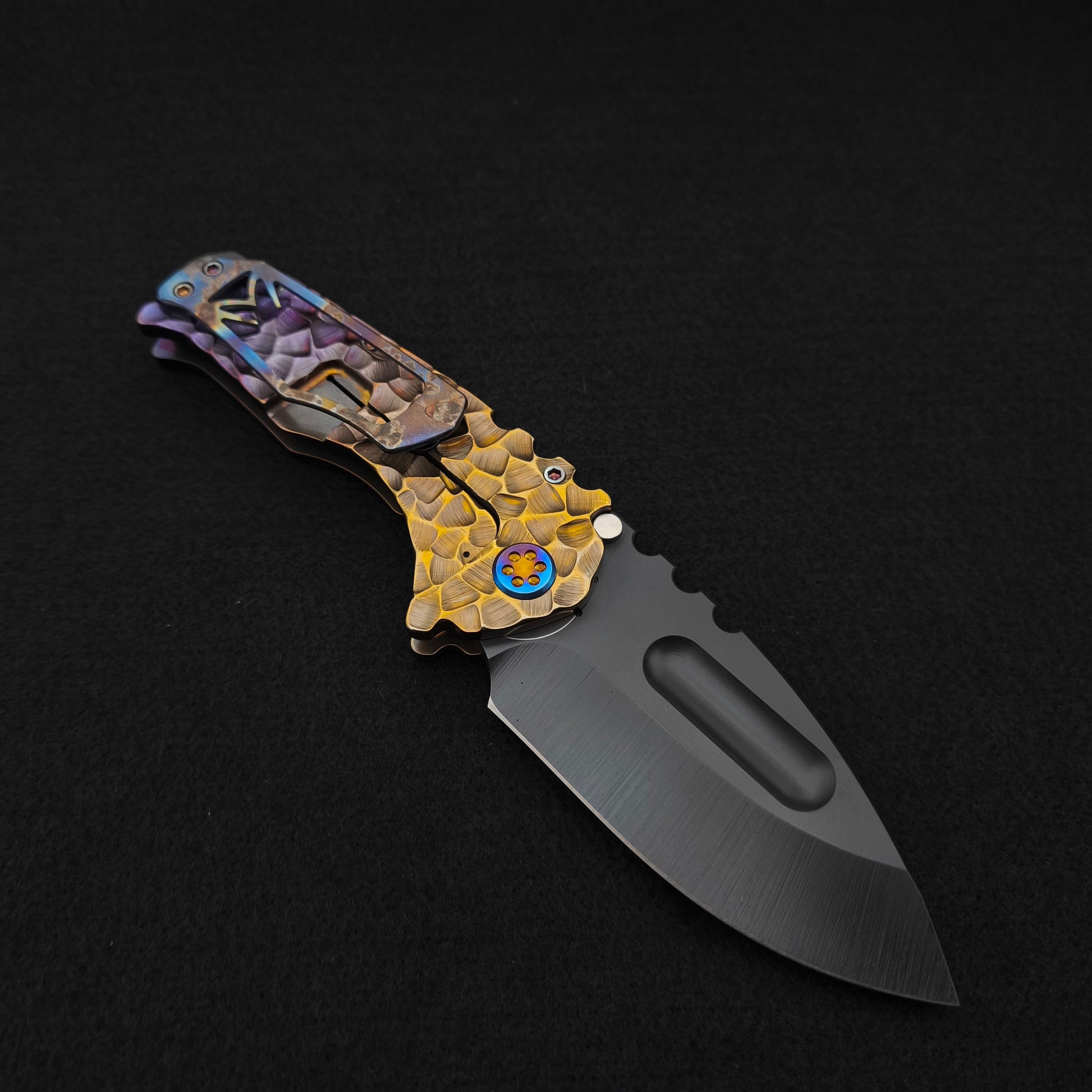 Medford Praetorian Ti DLC DP, Bronze Violet Fade Large Peaks and Valleys 2