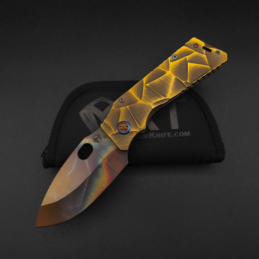 Medford Fat Daddy Vulcan, Brushed Bronze Stained Glass 1