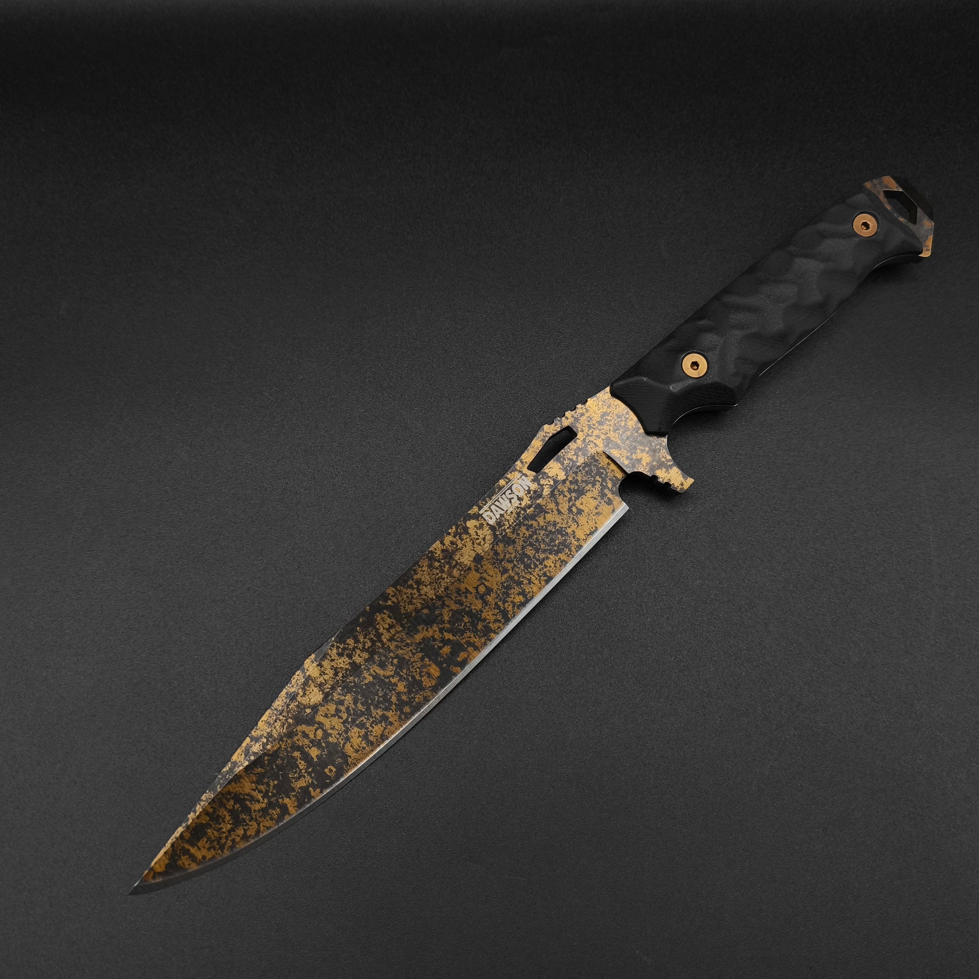 Dawson Marauder XL Wildfire, Black G10, ProCut 2