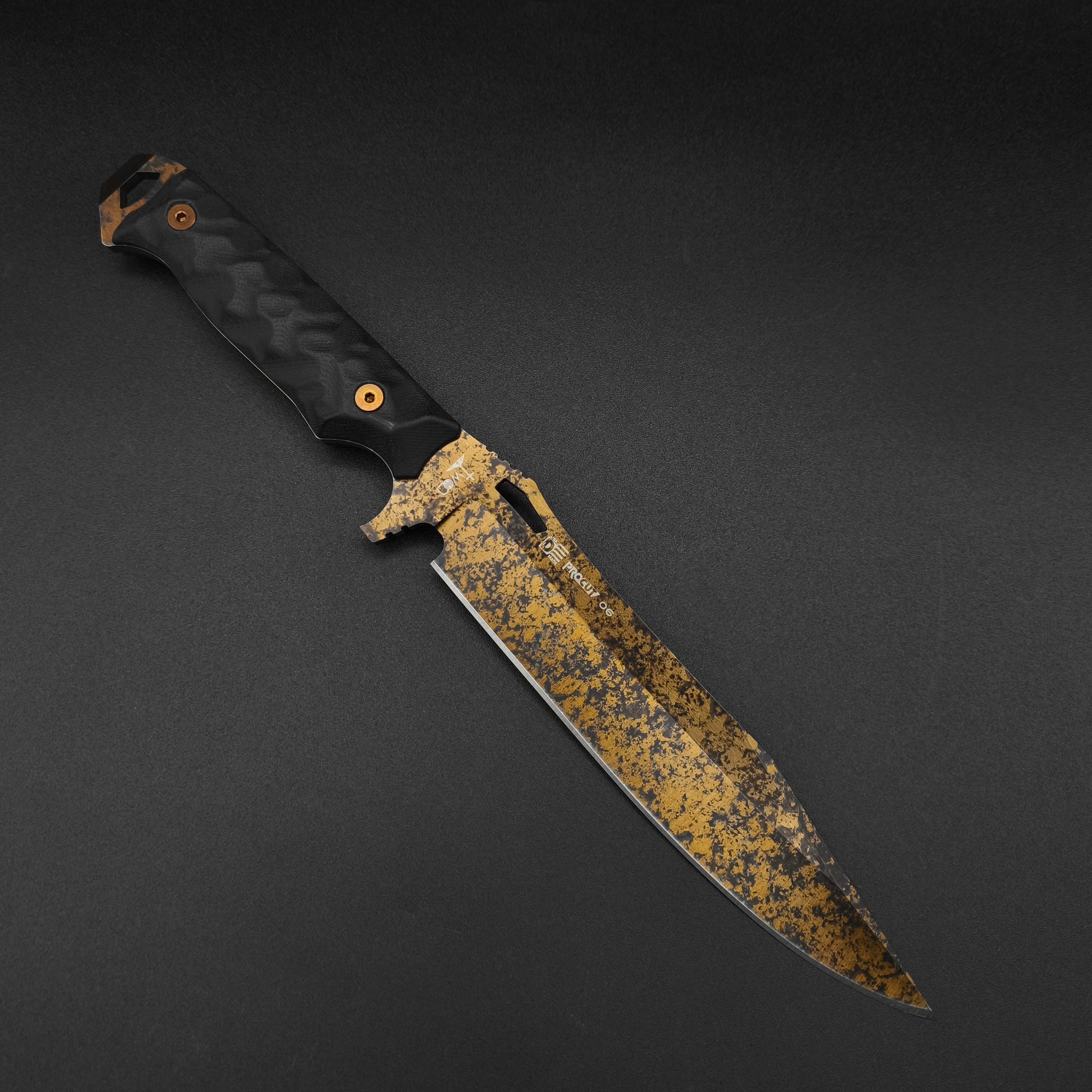 Dawson Marauder XL Wildfire, Black G10, ProCut 3