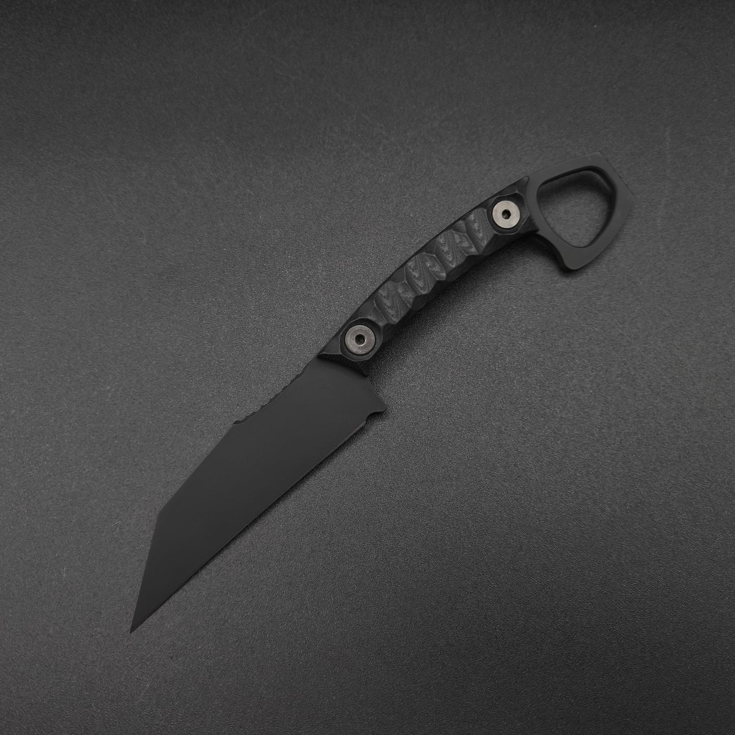 Half Face Blades SHPOS Black G10, Armor Black Cerakote