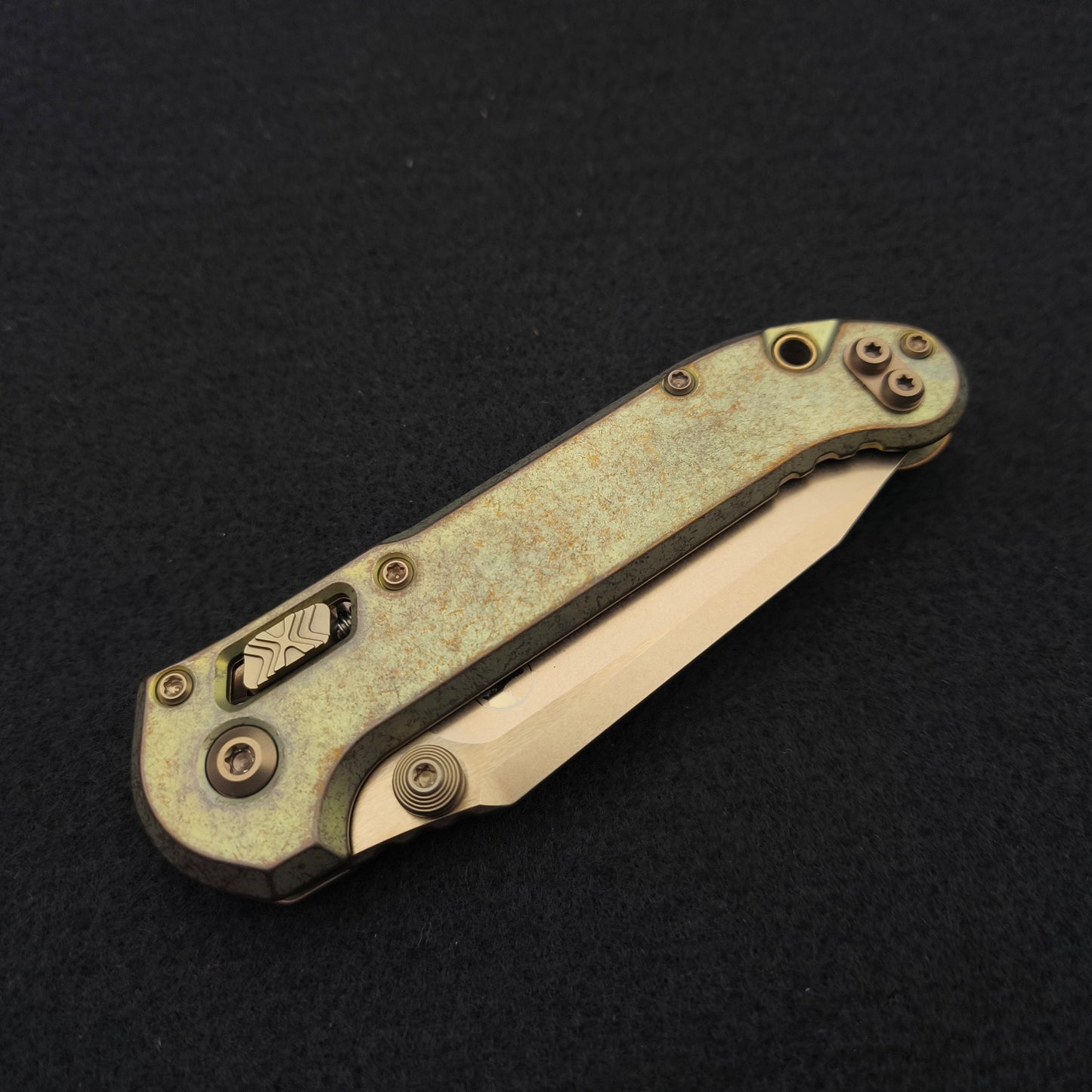 Microtech Knives L.U.D.T. RAM-LOK T/E Bronzed Stonewash Marfione Select