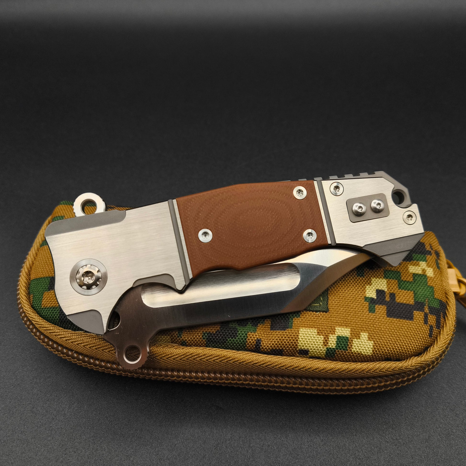 ADV Badlands Bowie Brown G10 3