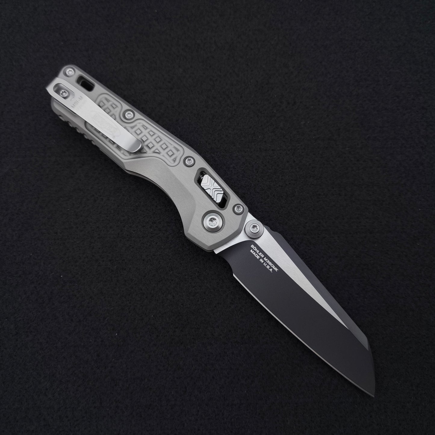 Microtech MSI Mini S/E Frag Natural Clear two-tone