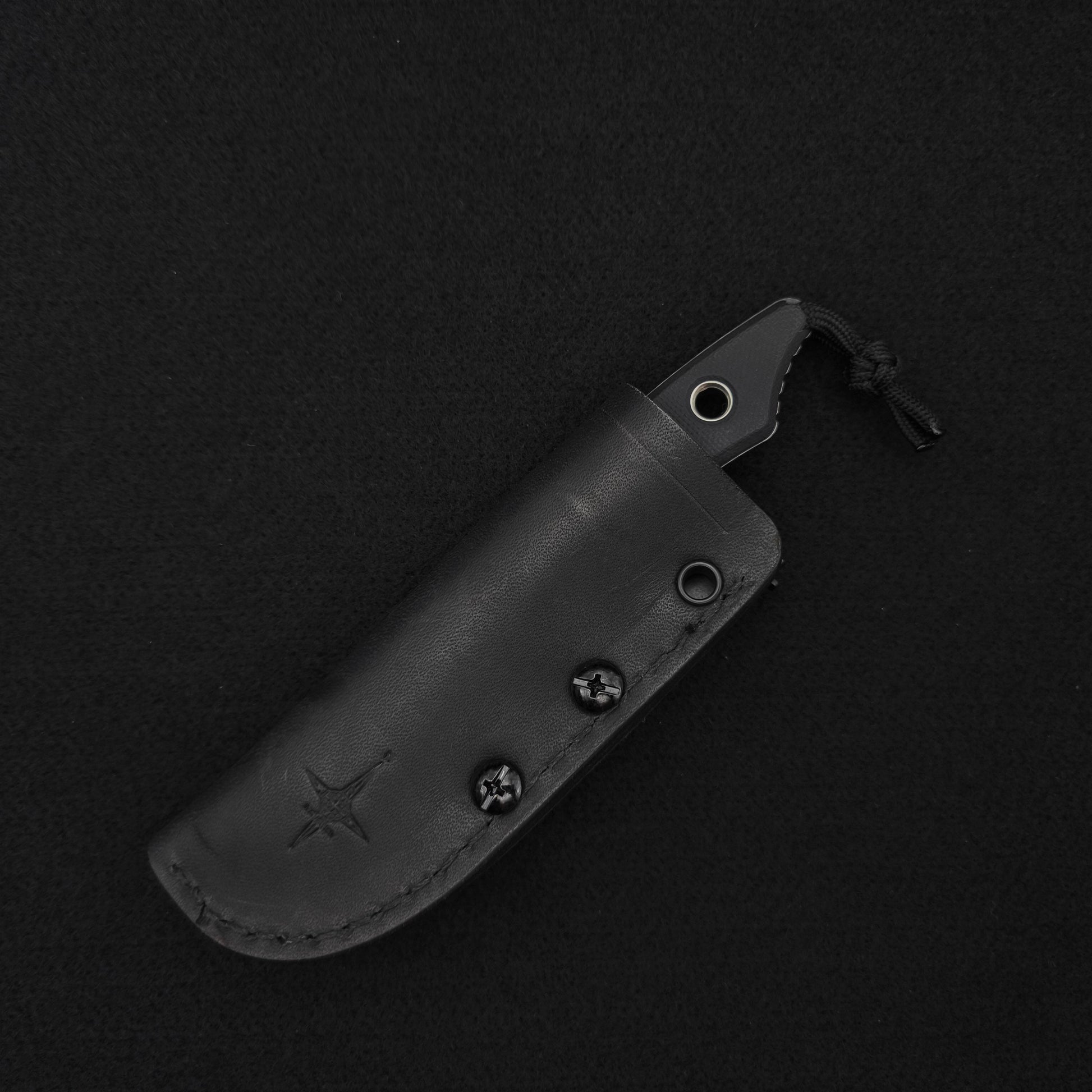 Heretic Knives - Kobold Bowie Battleworn Black - CPM Magnacut 3