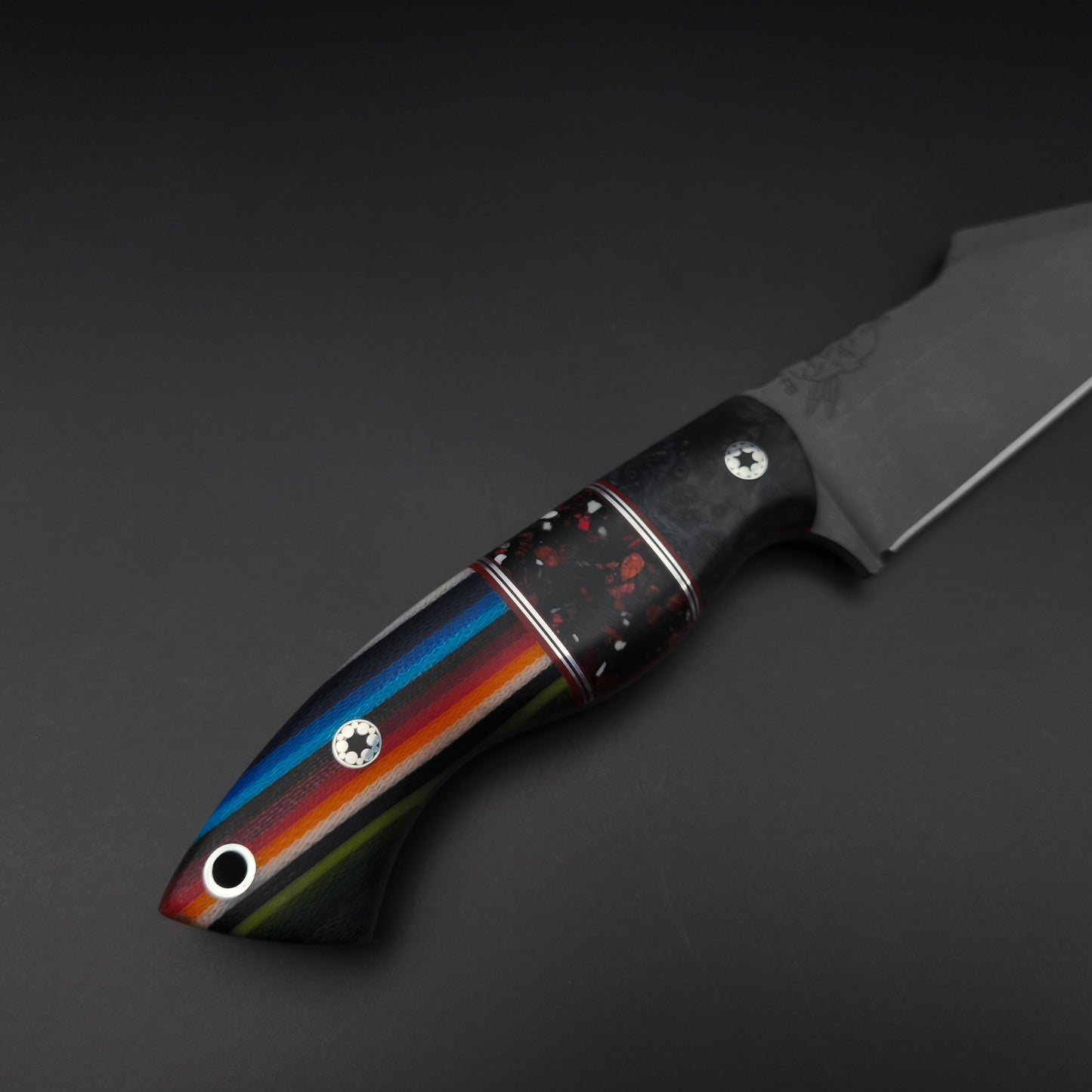 Half Face Blades Widow Maker Dyed Redwood, Fordite Chunk, Mexican Blanket G-Carta 3