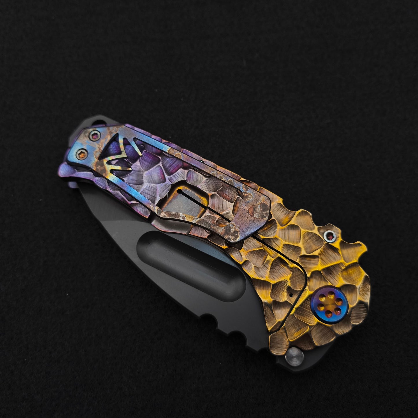 Medford Praetorian Ti DLC DP, Bronze Violet Fade Large Peaks and Valleys 5