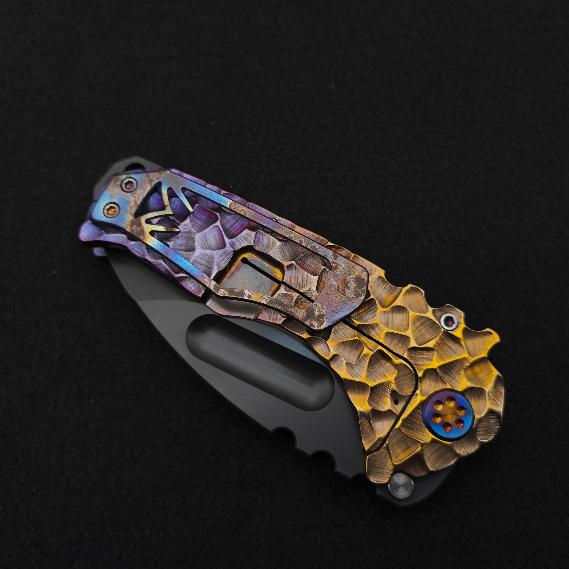 Medford Praetorian Ti DLC DP, Bronze Violet Fade Large Peaks and Valleys 5