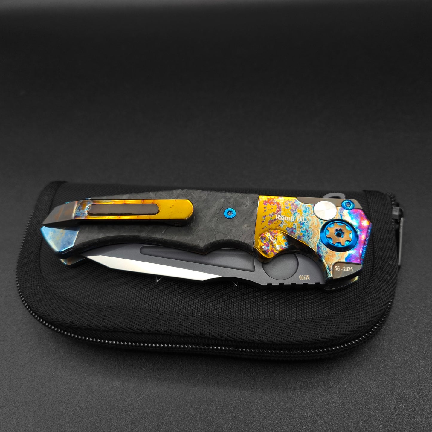 ADV Ronin Acid Rain, Carbon Fiber with Red Cross, M390