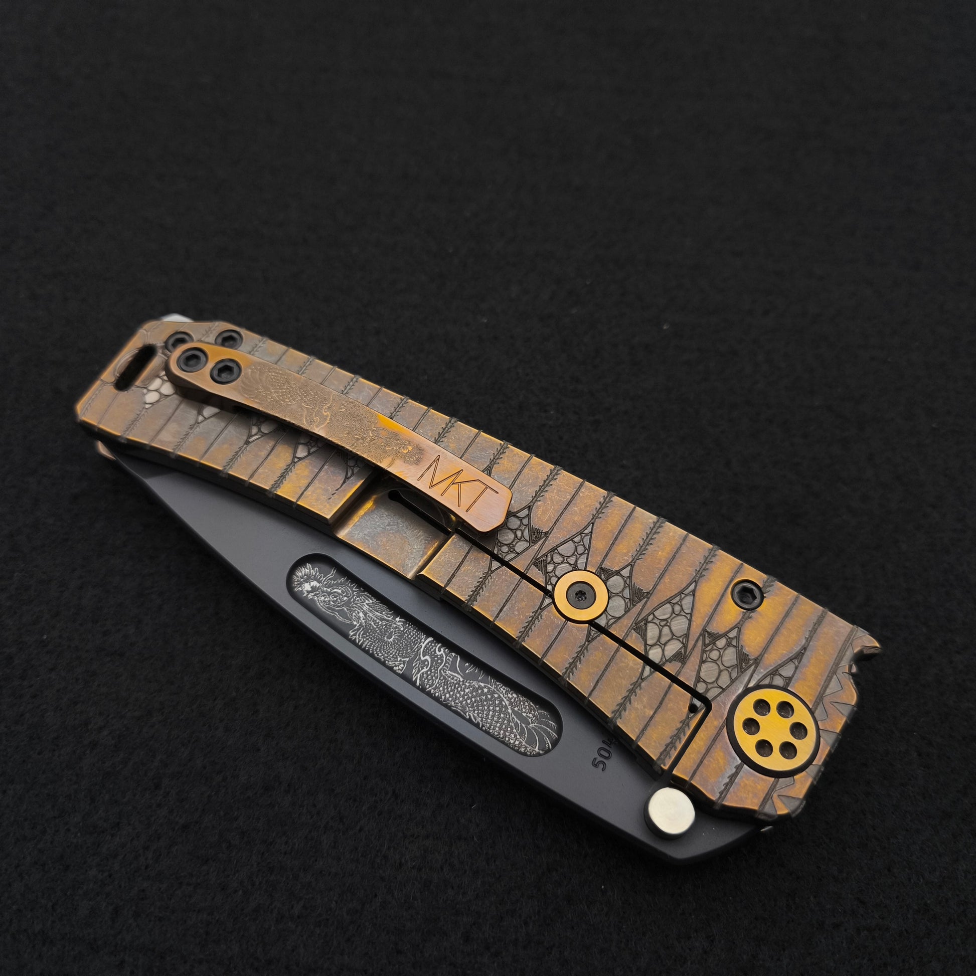 Medford Marauder H DLC Tanto, Samurai Series, "Tsumami-Maki" Wrap, Limited Edition 5