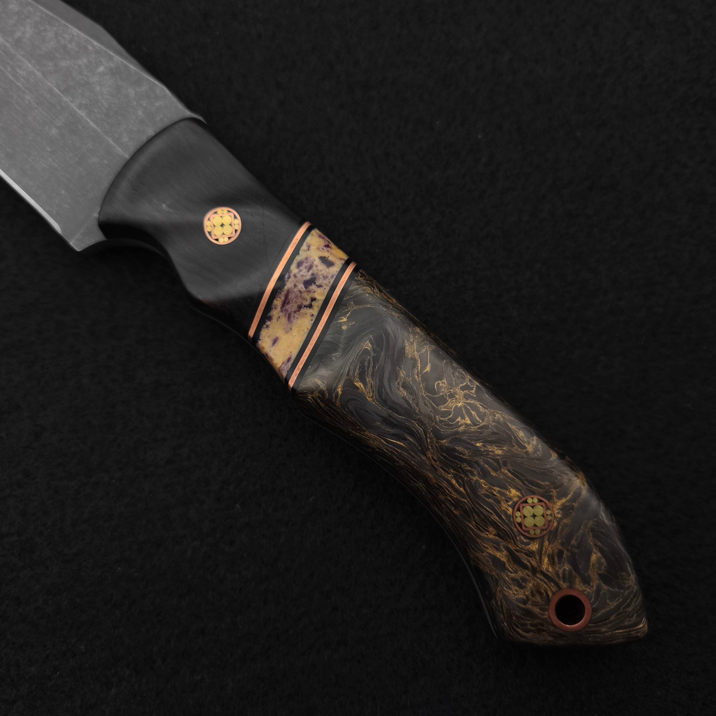 Half Face Blades Red Crow African Blackwood, Purple Calceon Split, Magnacut 4