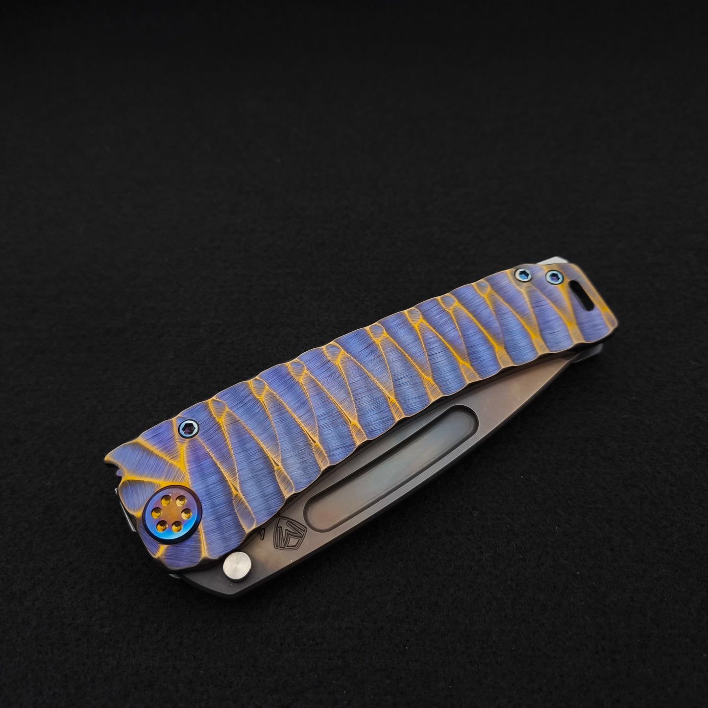 Medford Marauder, Full Size, Vulcan Tanto, Violet Twisted Predator 3