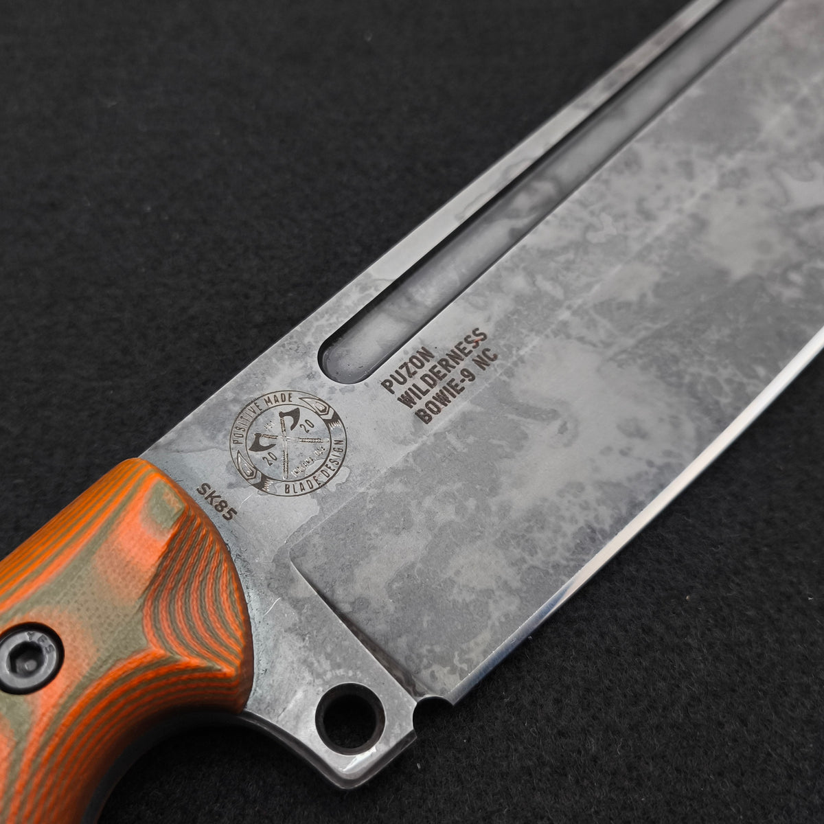 Work Tuff Gear PWB-9-NC (SK85), APO Washed, Hunter Orange Camo G10 - Special Edition 4
