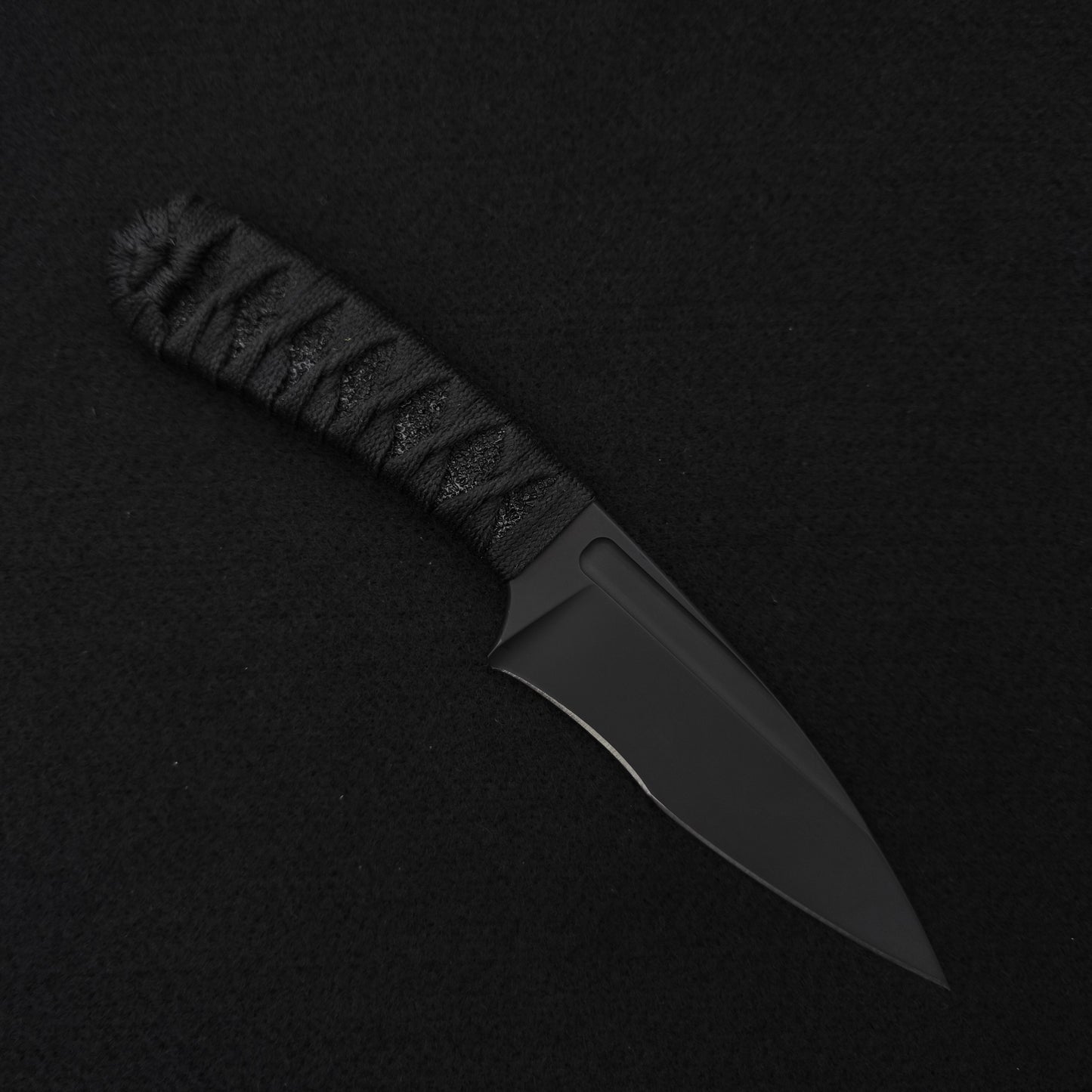 Bastinelli Sin Fixed Blade Menuki, wrapped handle, N690