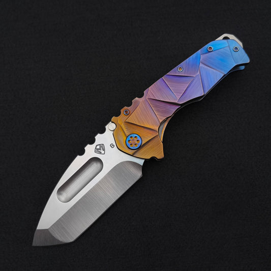Medford Praetorian Ti Tanto, Bronze Blue Fade Stained Glass 1