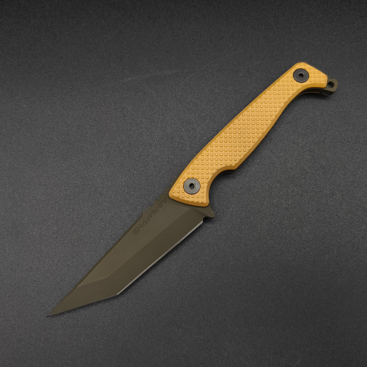 Half Face Blades SHAW SHIV x HFB - Coyote Tan G10