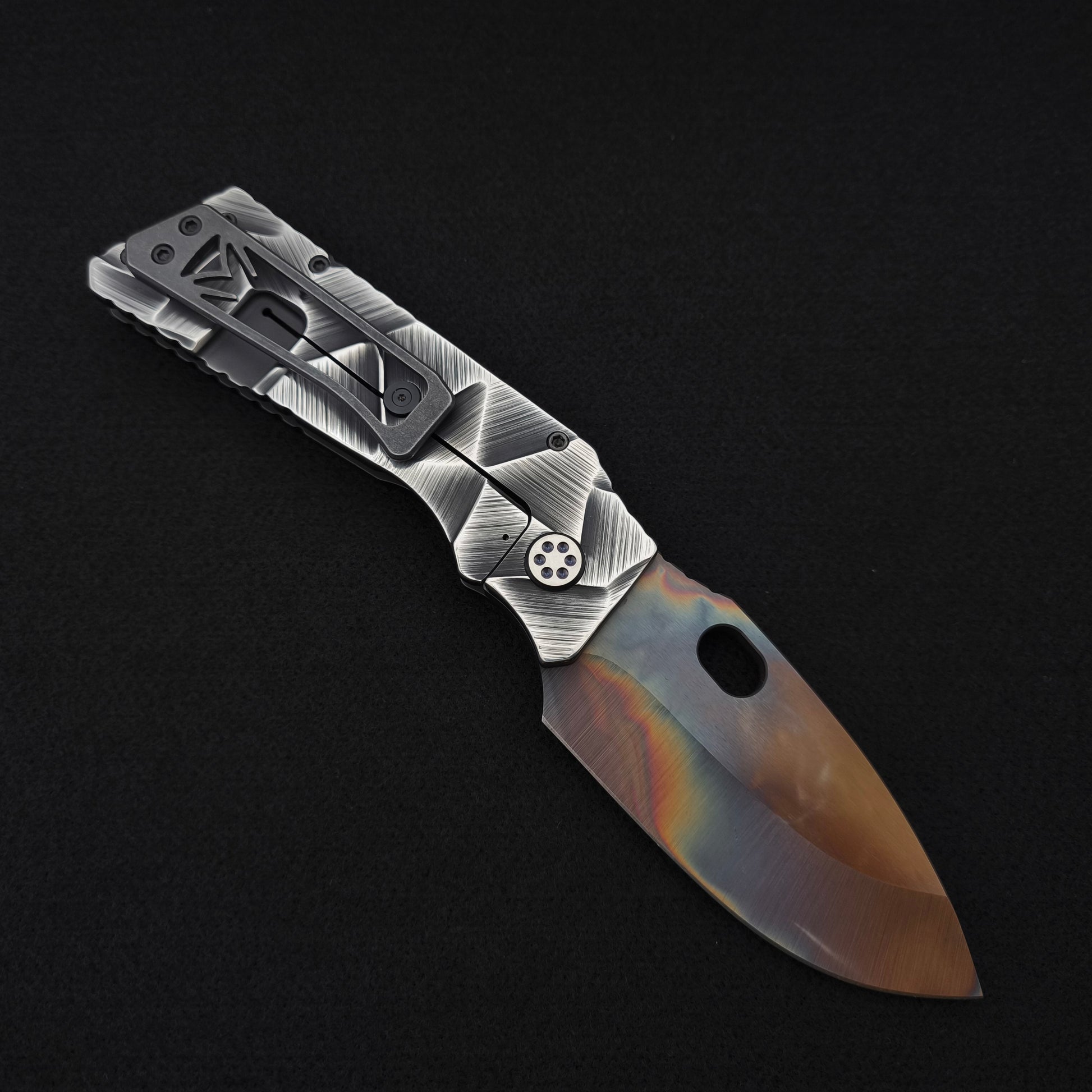 Medford Fat Daddy Vulcan, Black with Silver Stained Glass 2