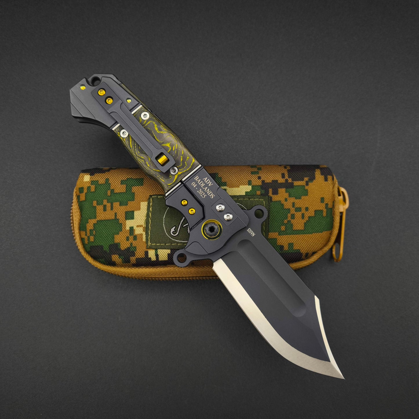 ADV Badlands Bowie Kalgard Yellow Fat Carbon 2
