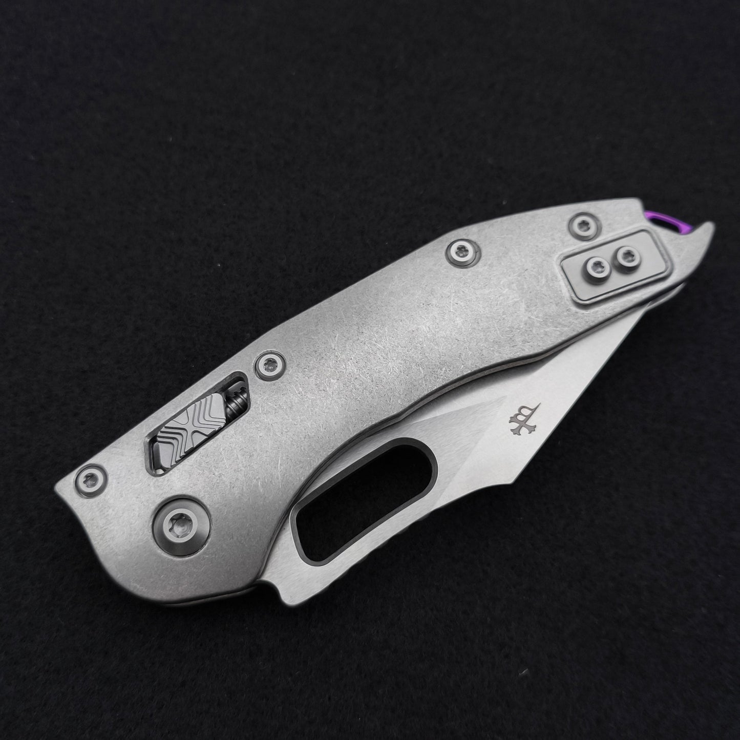 Microtech Stitch Ram Lok Stonewash Marfione Select Purple
