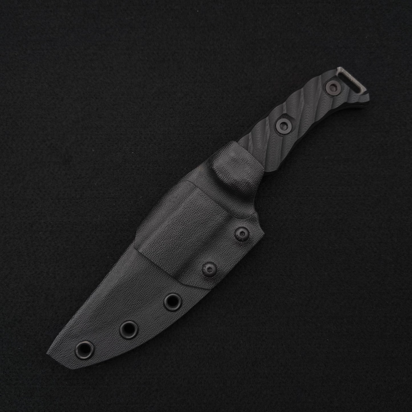 Half Face Blades Tosahwi Black G10 Acid Splash 4