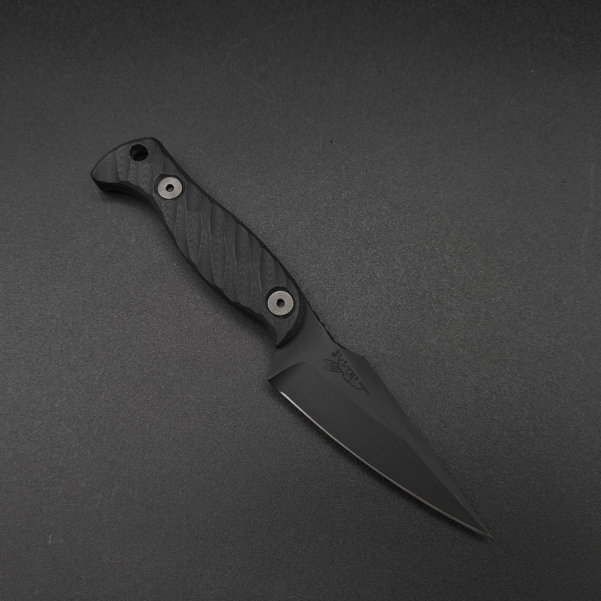 Half Face Blades Gulo Gulo, Black G10, Armor Black cerakote 1