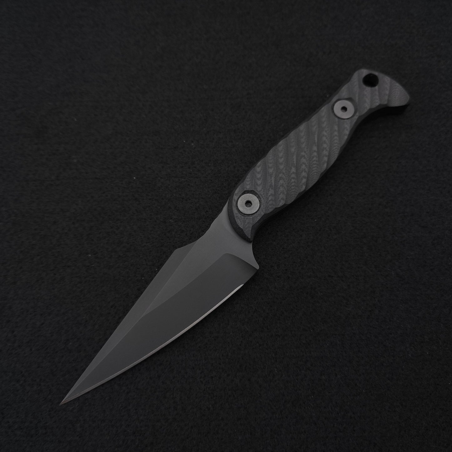 Half Face Blades Gulo Gulo, Black G10, Armor Black cerakote 2