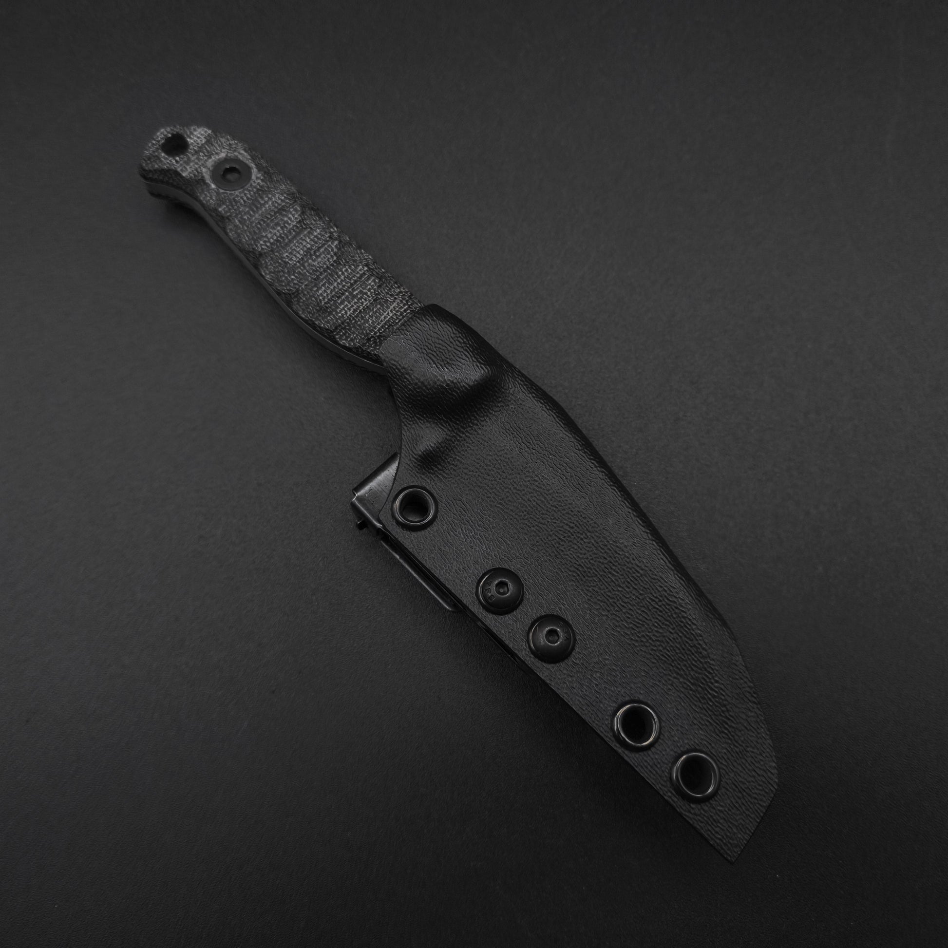 Half Face Blades Gula Gula Black canvas micarta, stonewashed 3