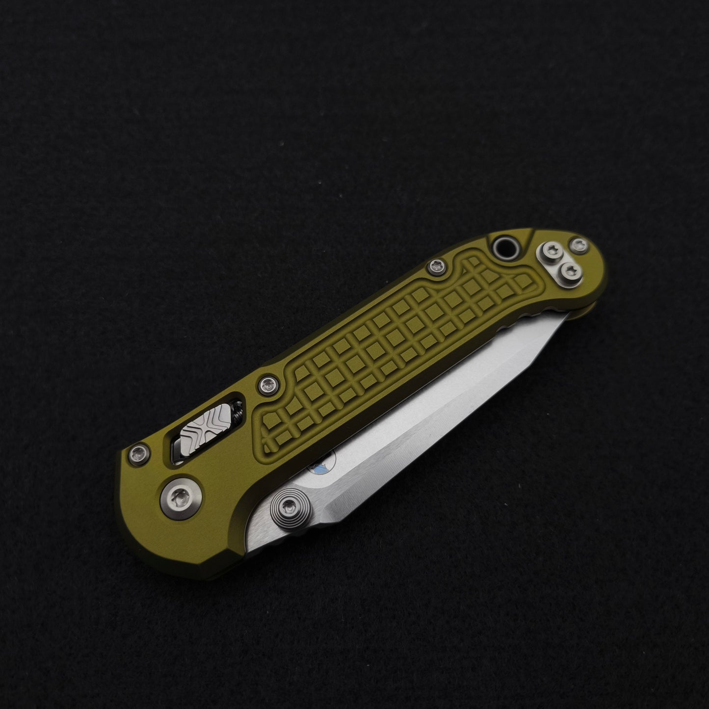 Microtech Knives L.U.D.T. RAM-LOK T/E Frag OD Green Stonewash