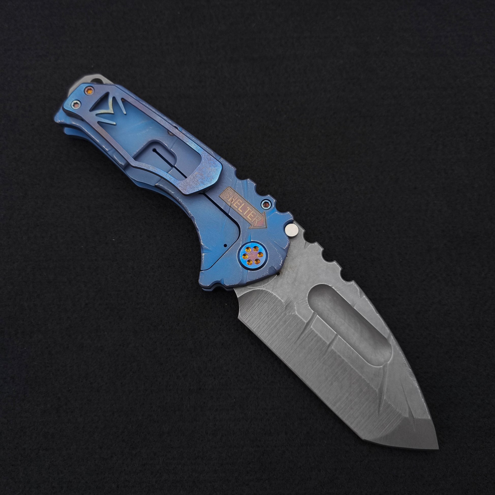 Medford Praetorian Ti Fallout Tanto, Blue 2