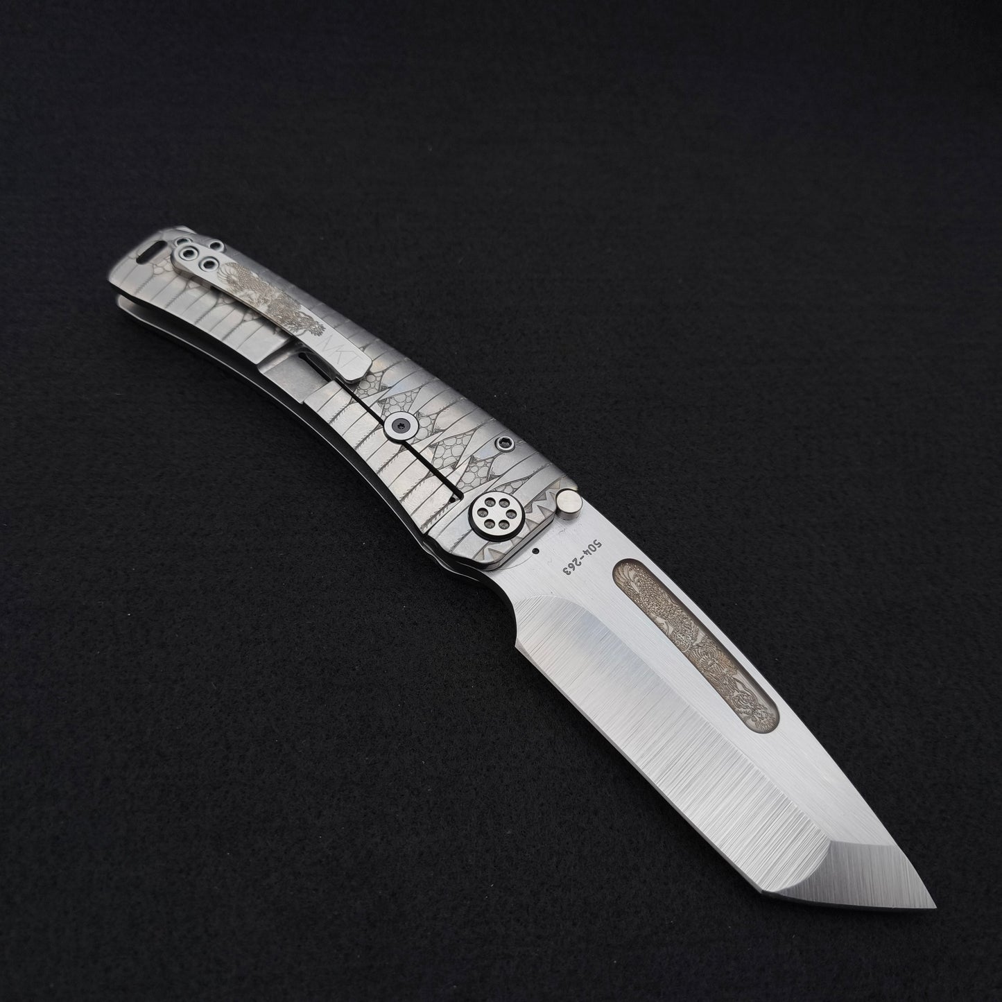 Medford Marauder H Tanto, Samurai Series, Radius "Tsumami-Maki" Wrap 2