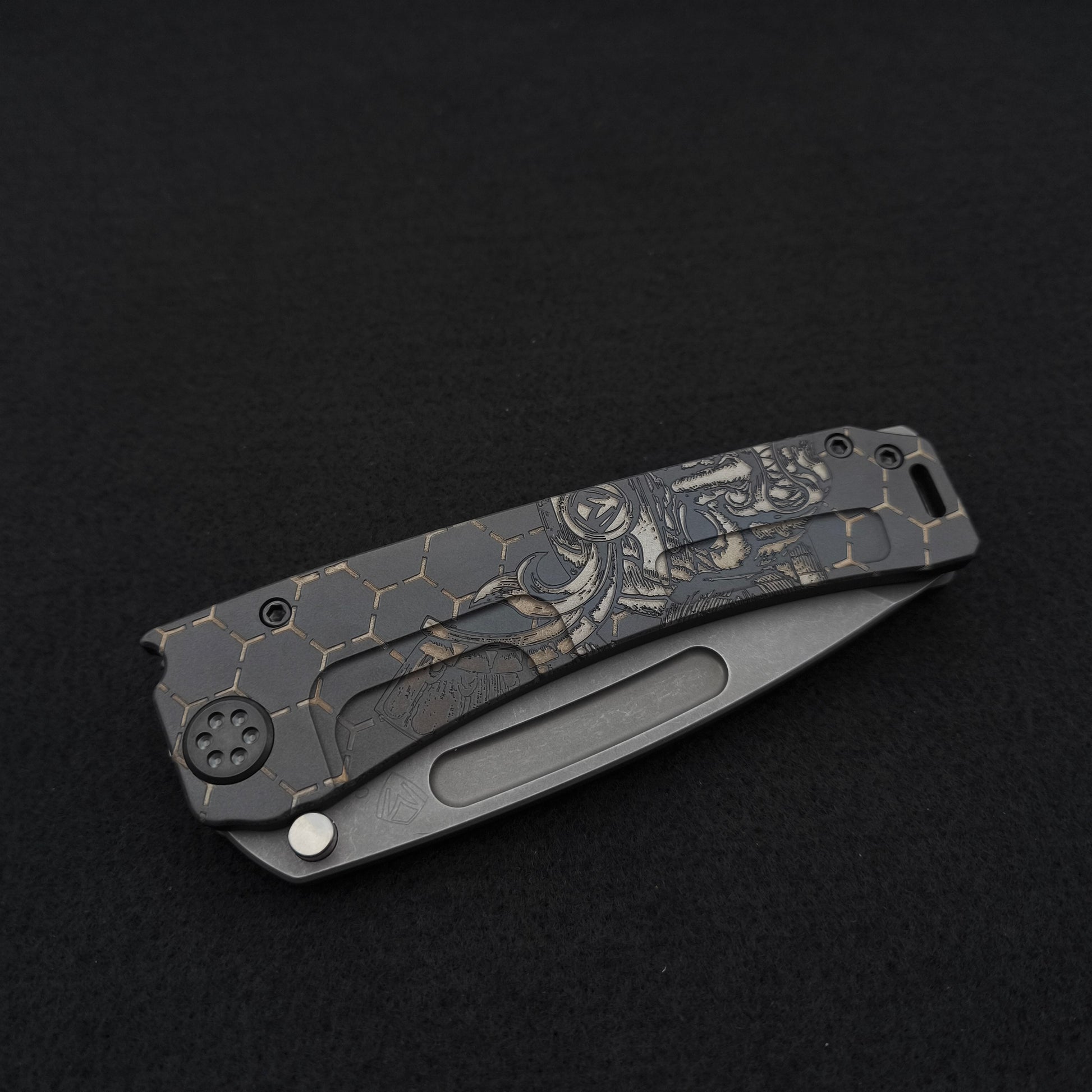 Medford Marauder H Acid Dist Tanto, Samurai Series "Samurai Armor", Limited Edition 4